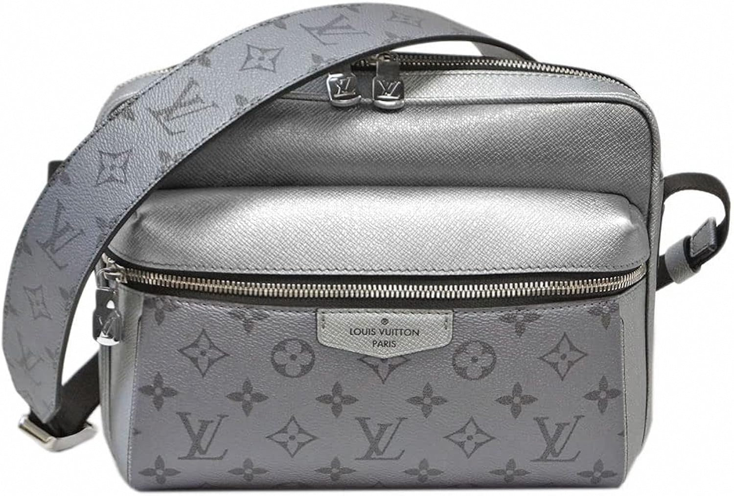 Outdoor Messenger Bag | Silver Monogram Eclipse