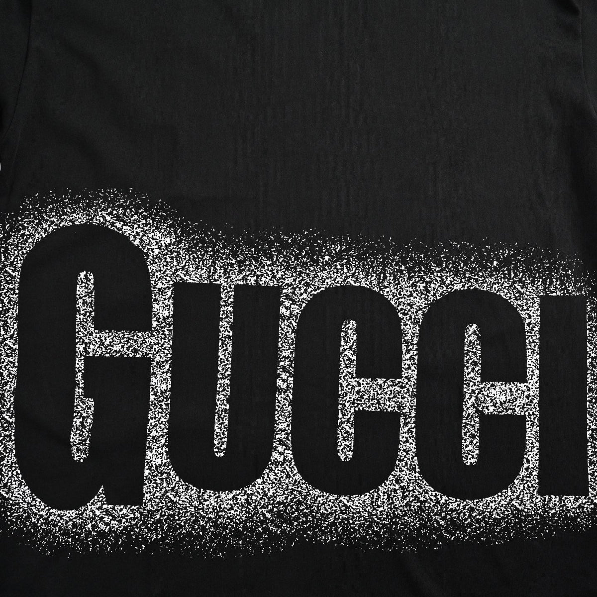 Wraparound Spray Logo T-Shirt | Black