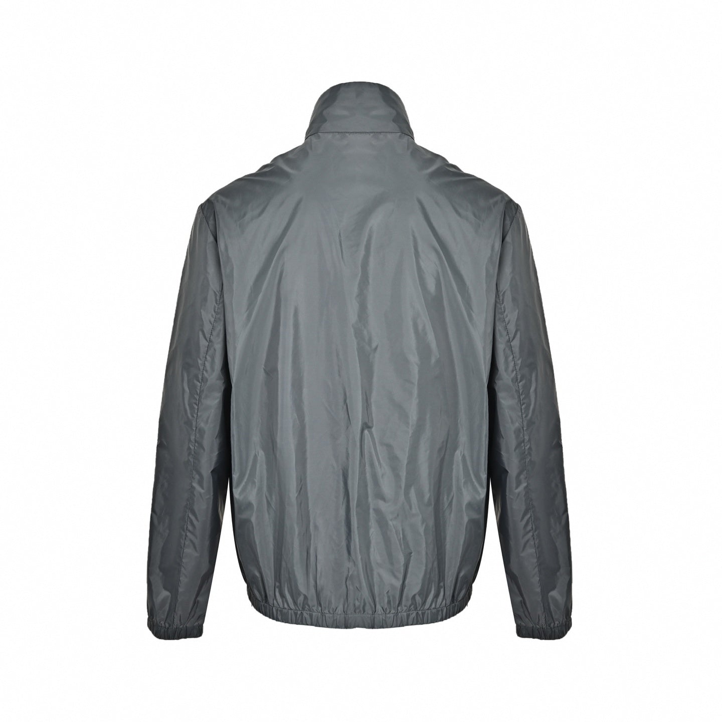 Triangle Logo Nylon Jacket - Grey