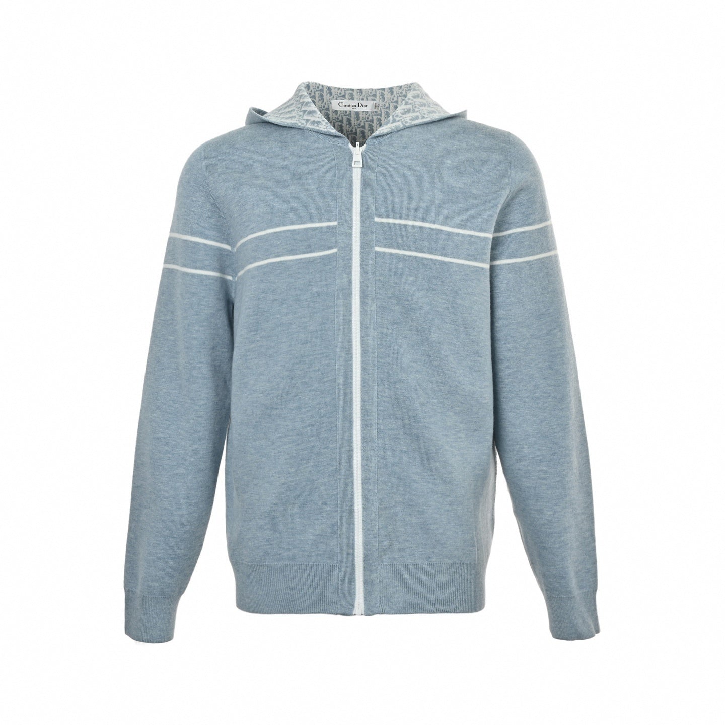Reversible Oblique Cashmere Hoodie