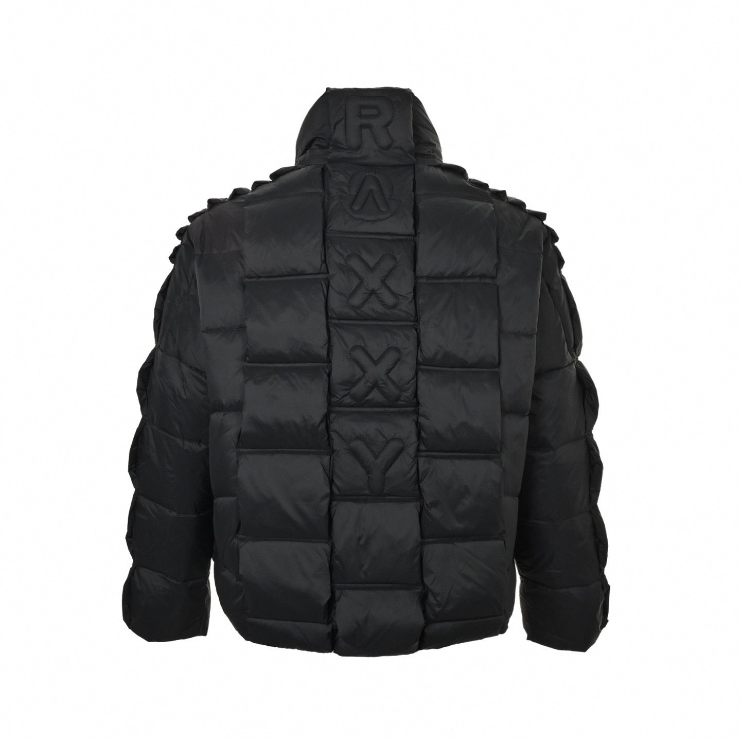 Raxxy 3D Sculptural Puffer | Black