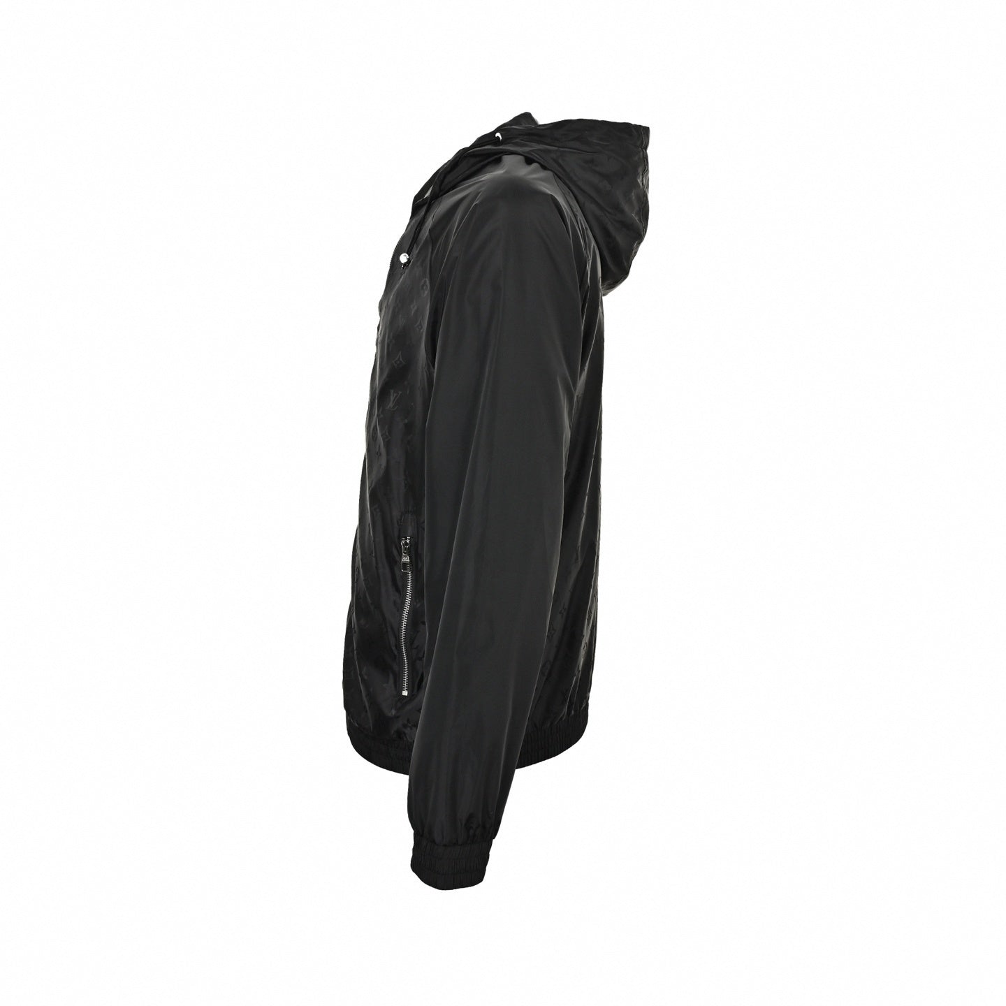 Monogram Windbreaker | Black & Grey | Slim Fit