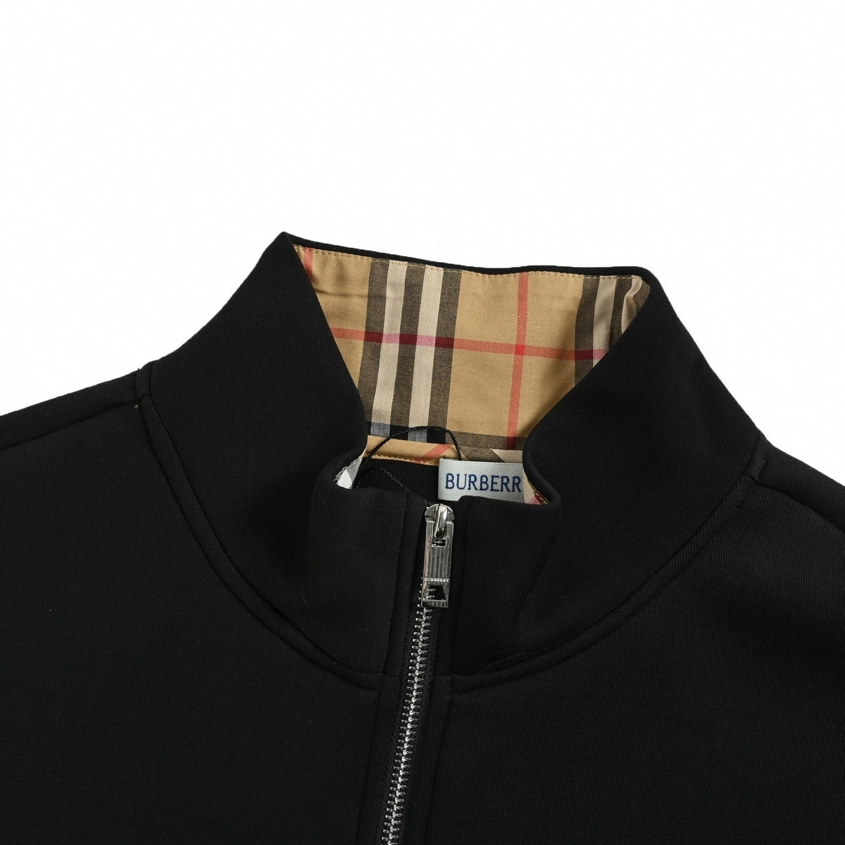 Vintage Check Collar Track Jacket