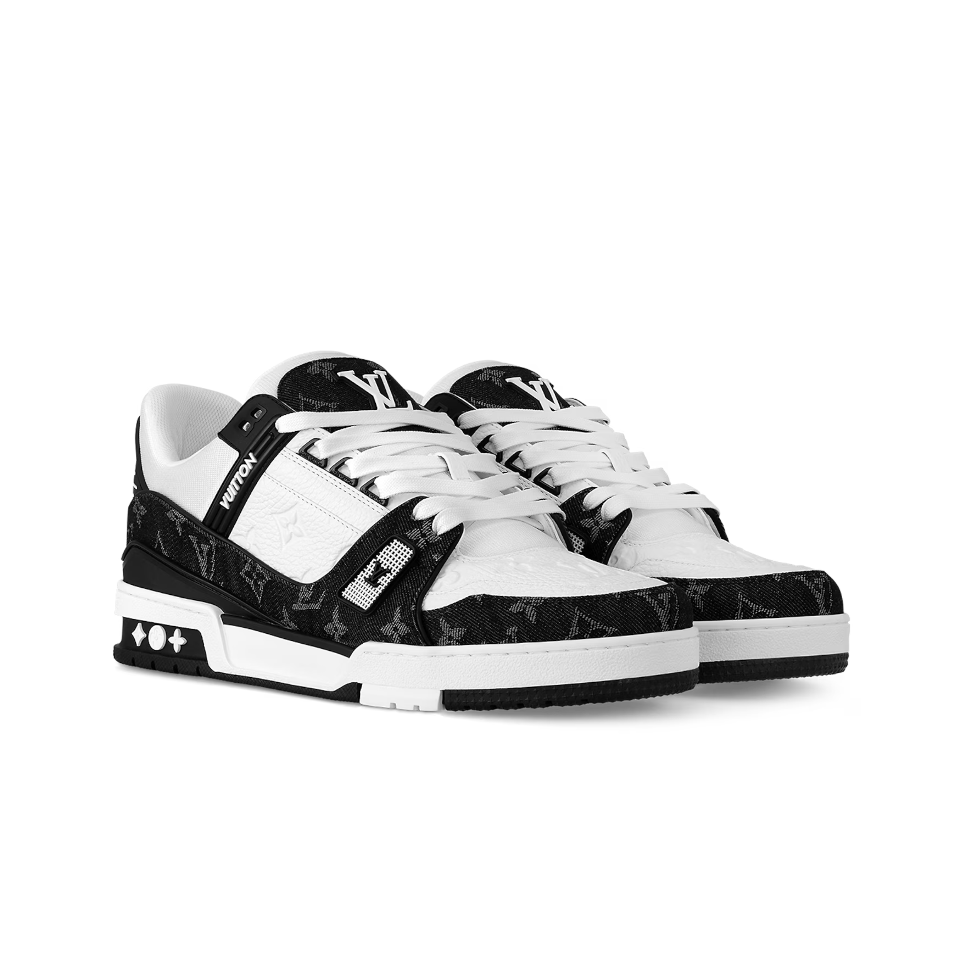 LV Trainer Sneaker | Black & Cream