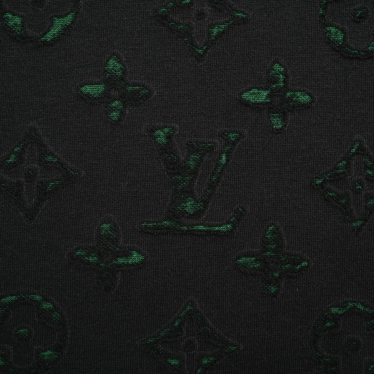 Gradient Monogram T-Shirt | Black & Green