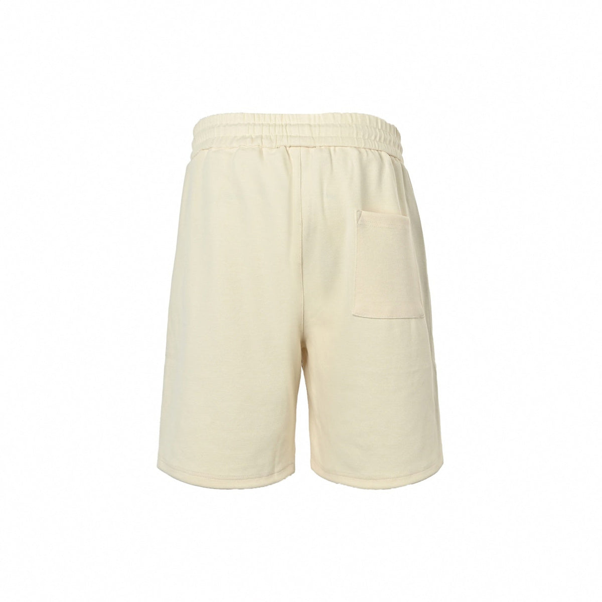 Halftone Monogram Track Shorts | Cream & Brown
