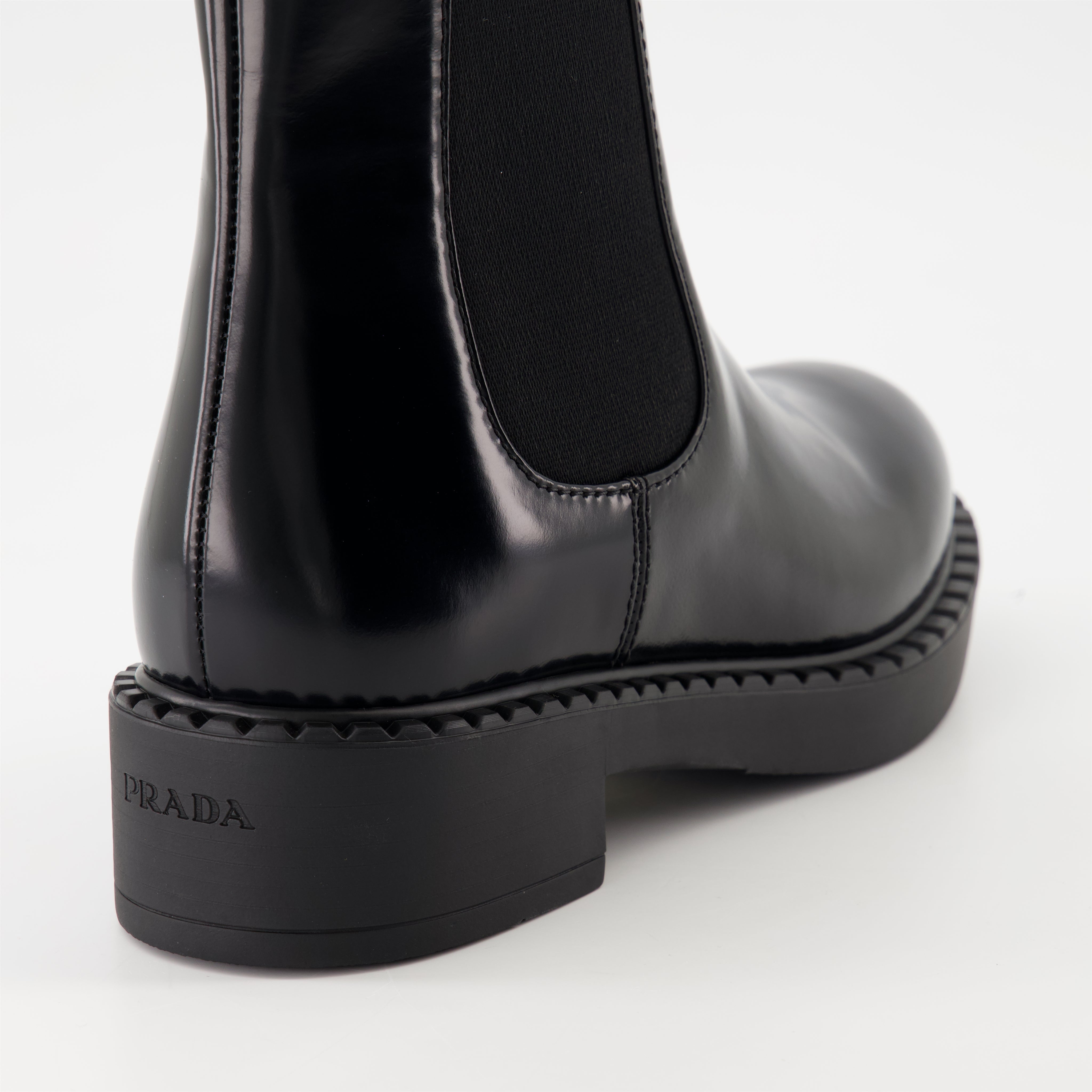 Patent Leather Ankle Boots