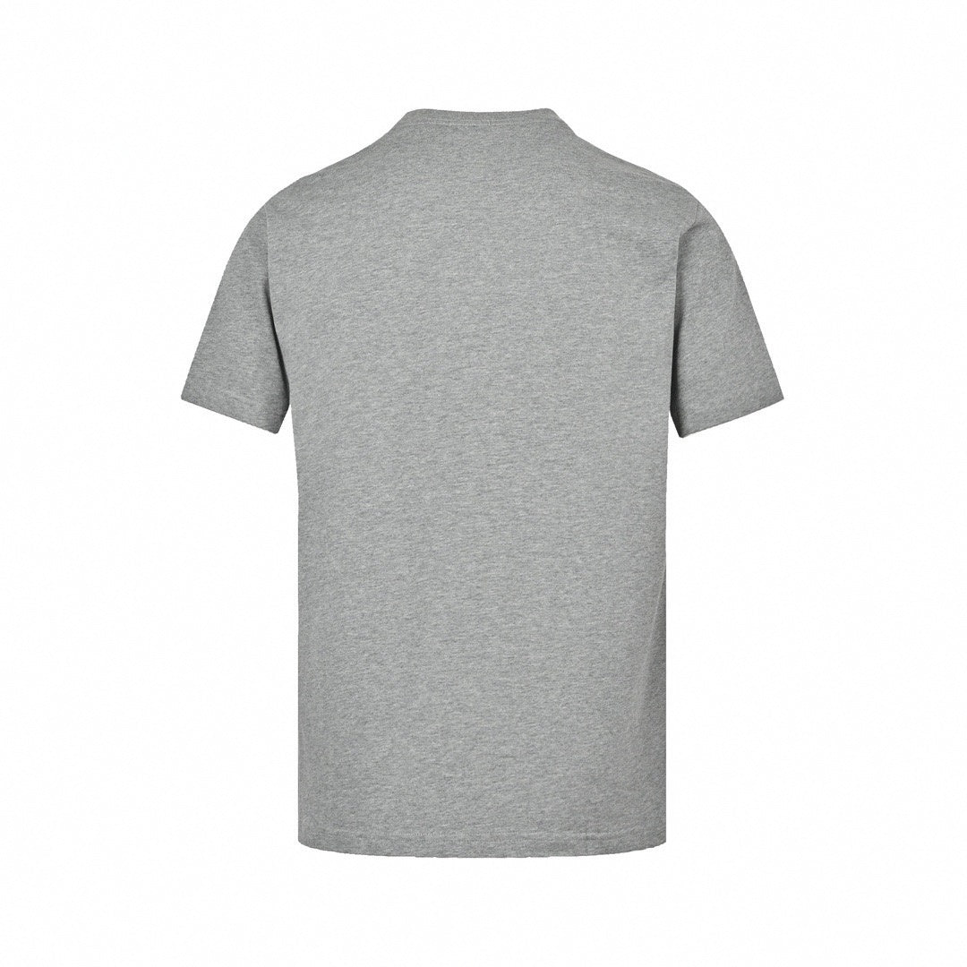 Couture Embroidered T-Shirt - Grey