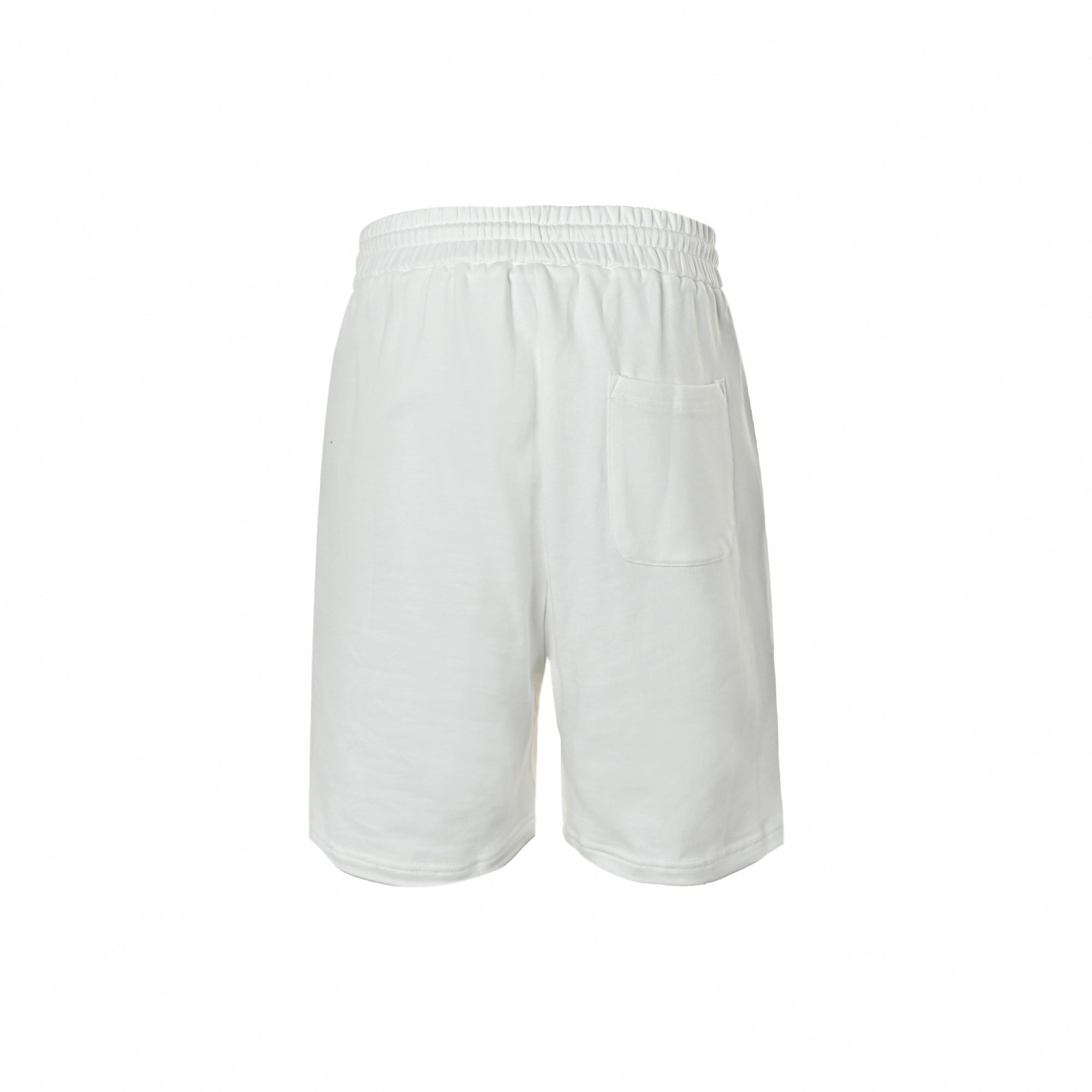 Embroidered Equestrian Knight Shorts | White