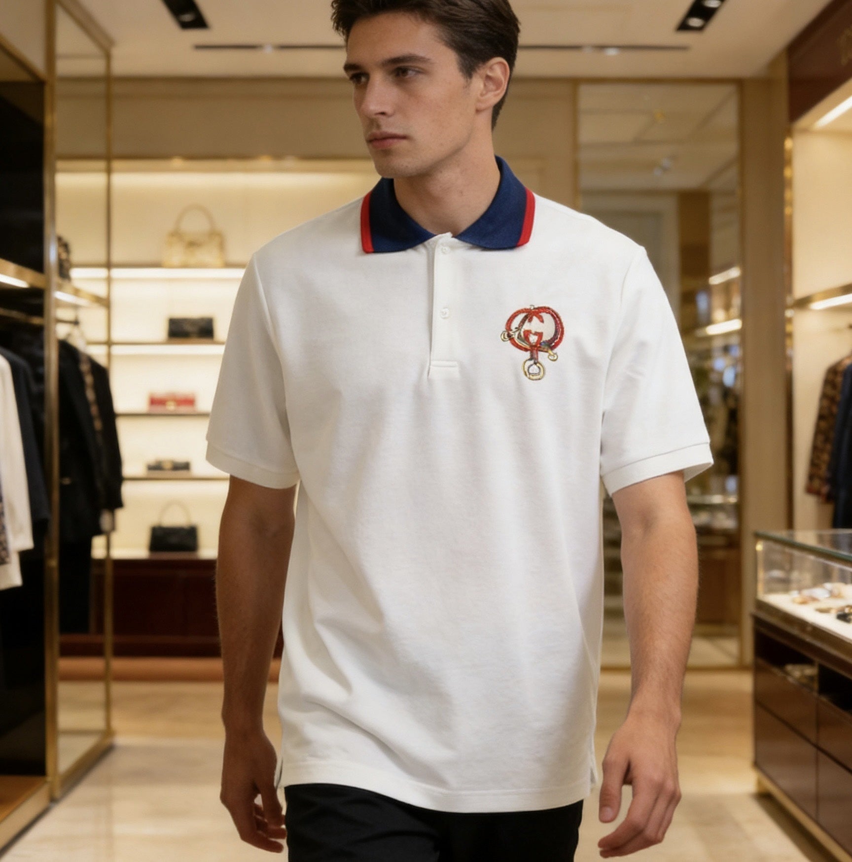 Equestrian Interlocking G Polo