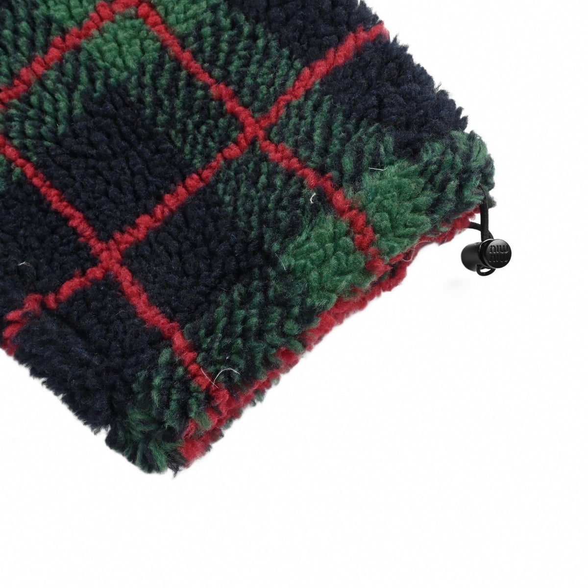 Plaid Fleece Zip-Up Jacket