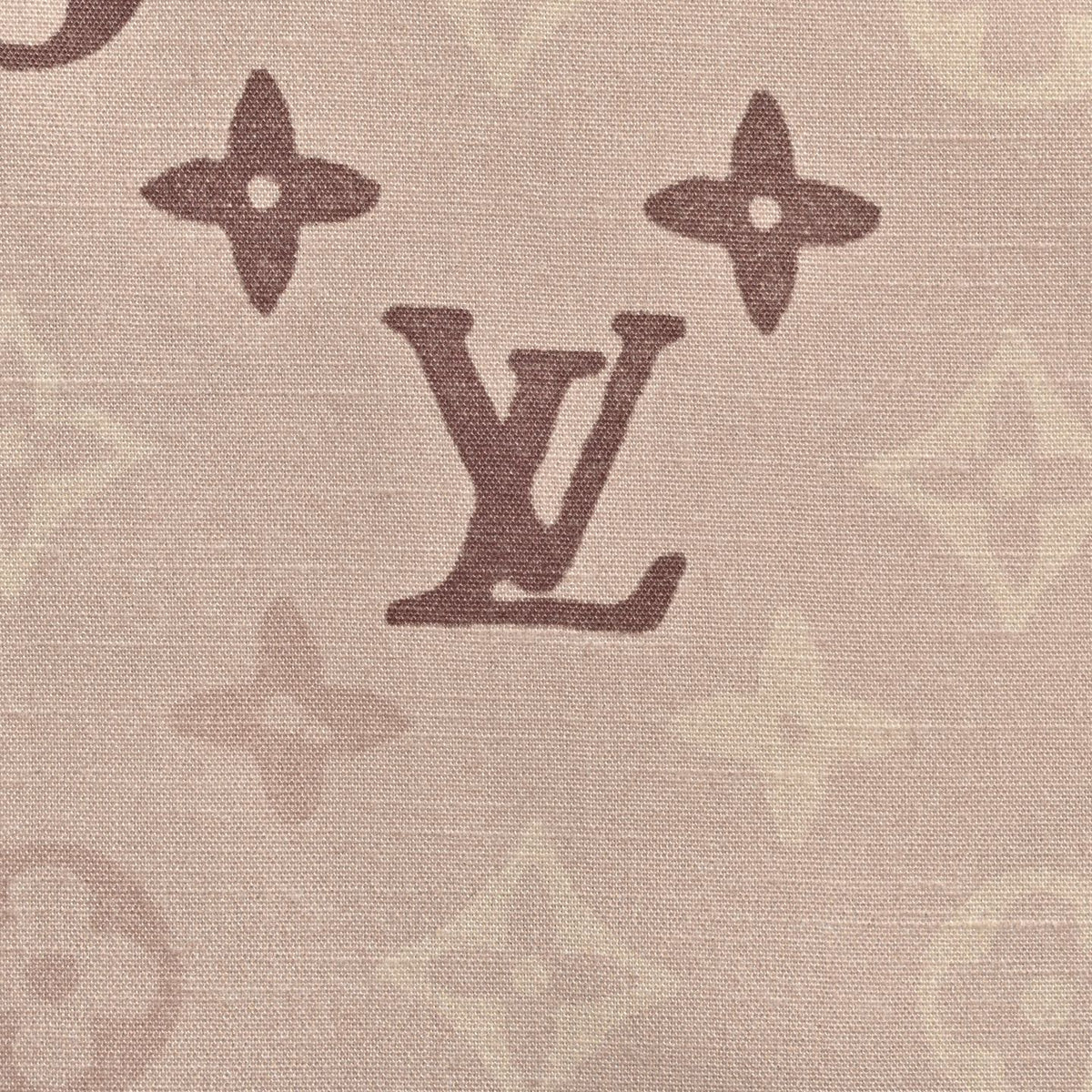 Multi-Tonal Monogram Short-Sleeve Shirt | Beige