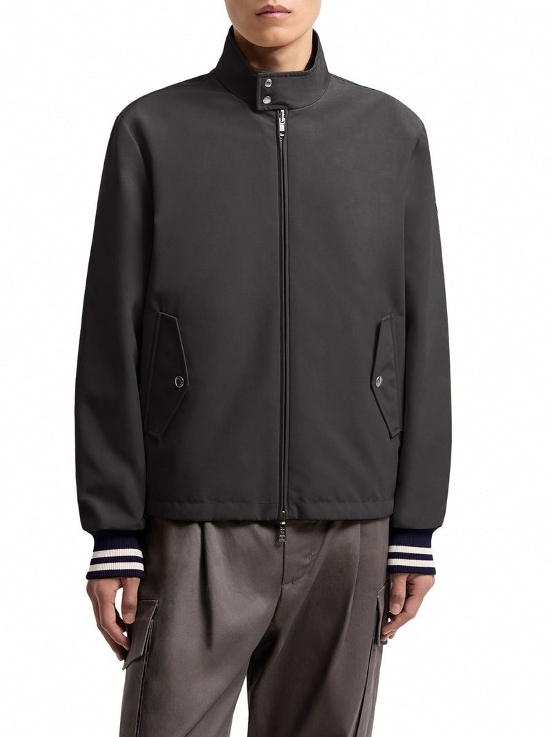 Reversible Padded Bomber Jacket | Dark Grey & Navy