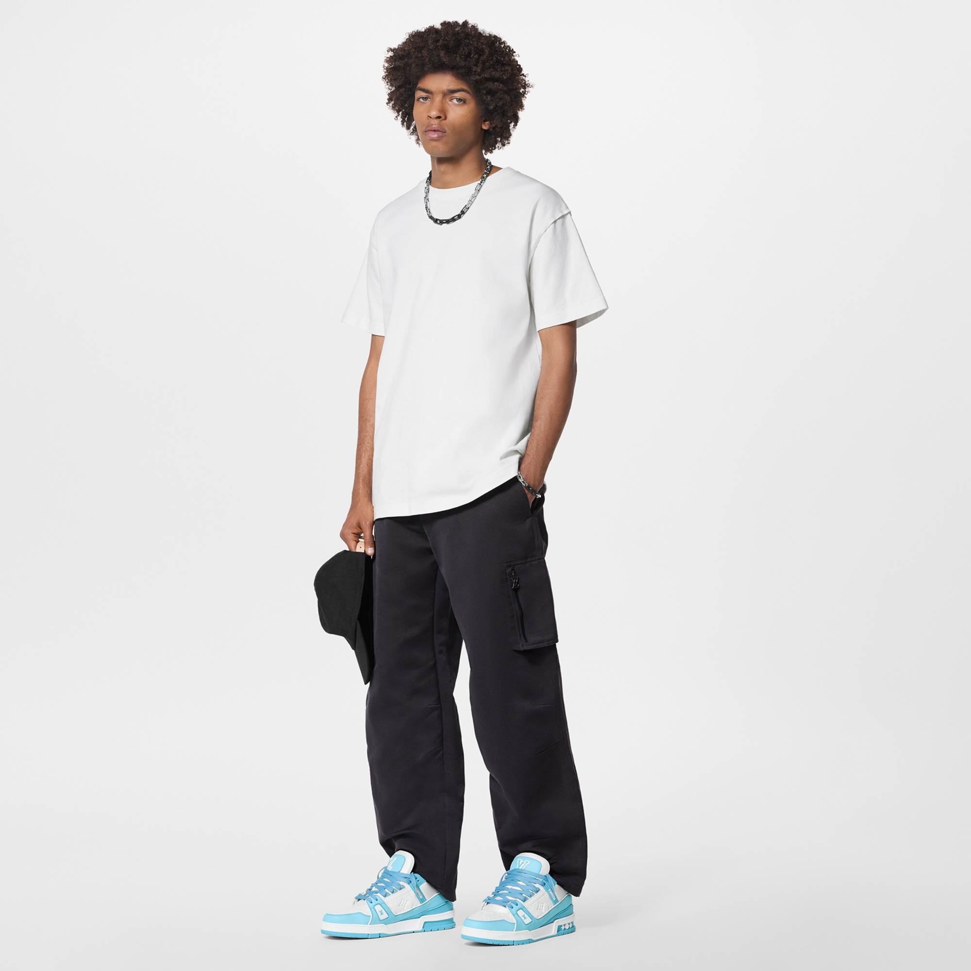 LV Trainer Sneaker | Beige & Grey
