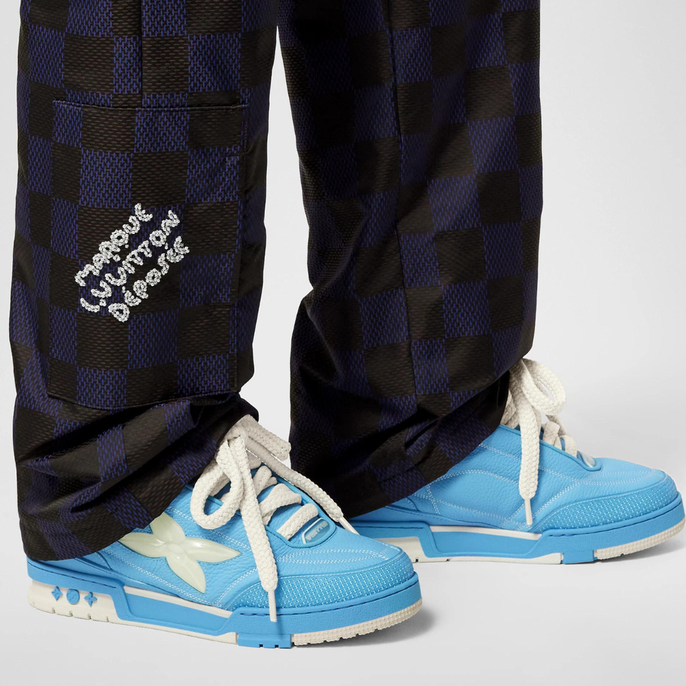 LV Skate Sneaker | Blue & Beige