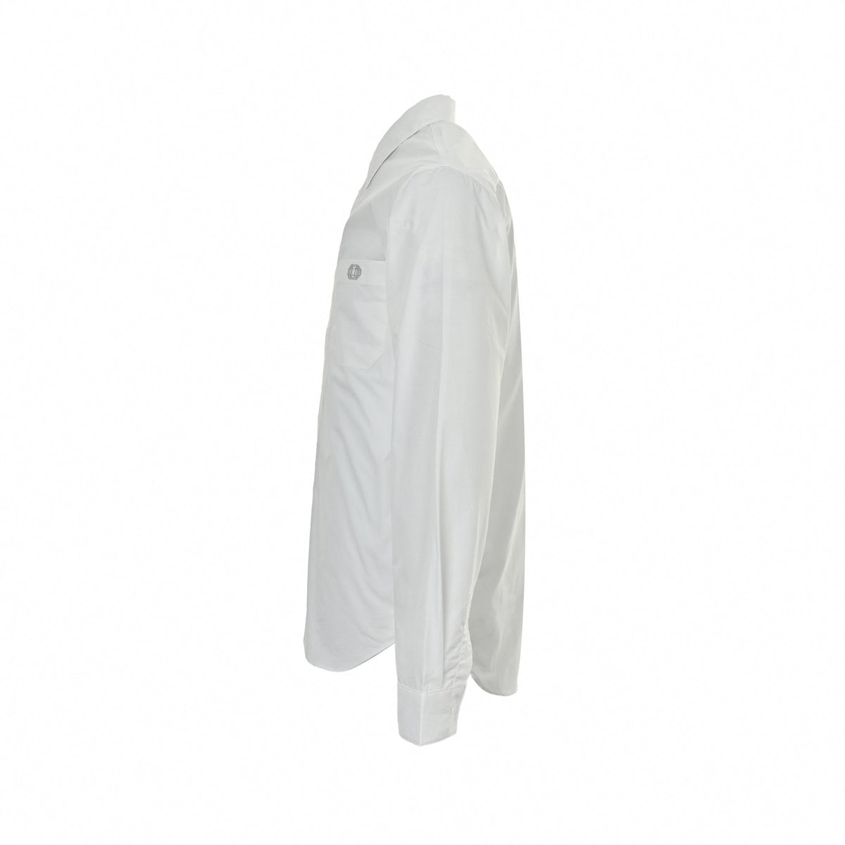 C.D Logo Pocket Button-Down Shirt | White