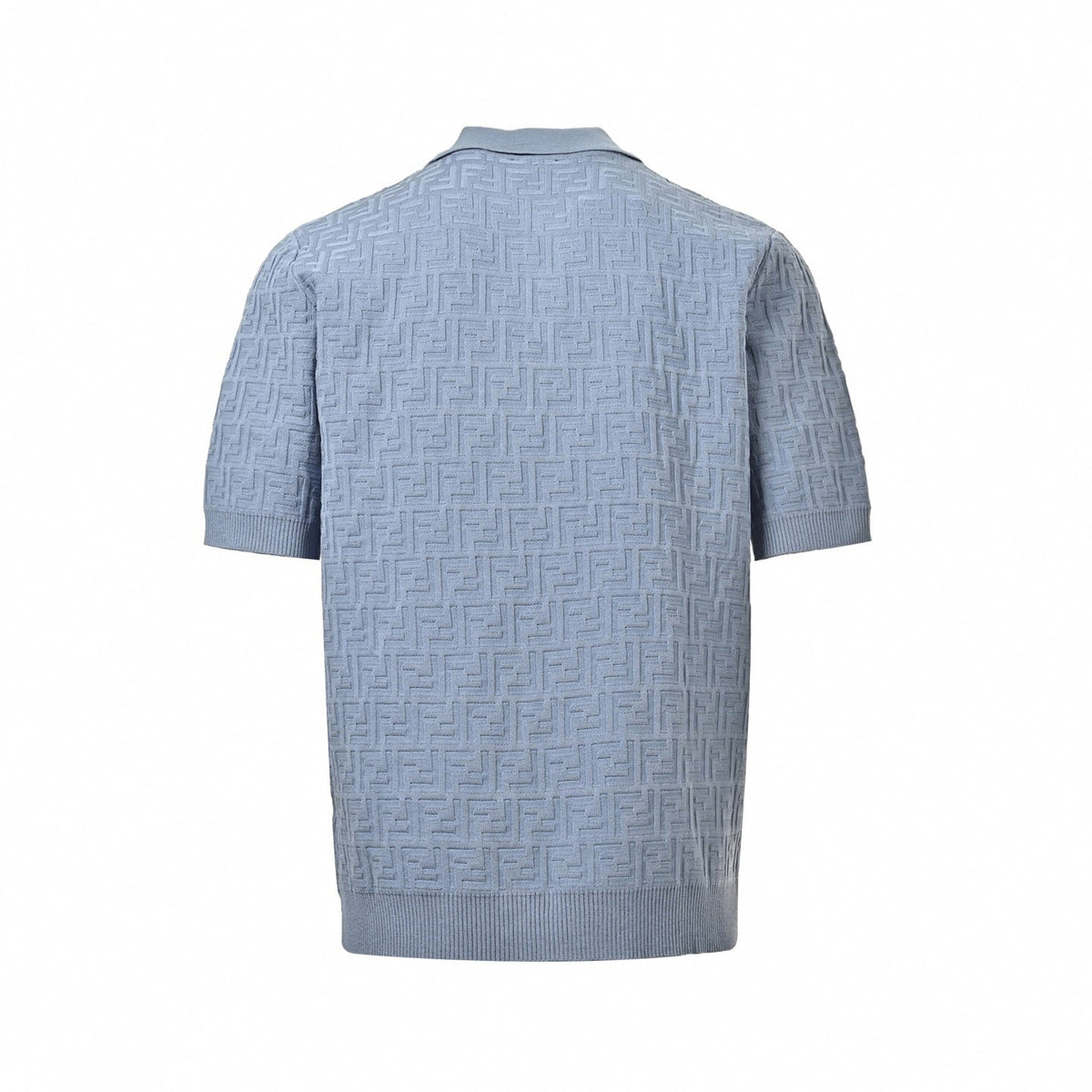 FF Jacquard Knit Polo Shirt