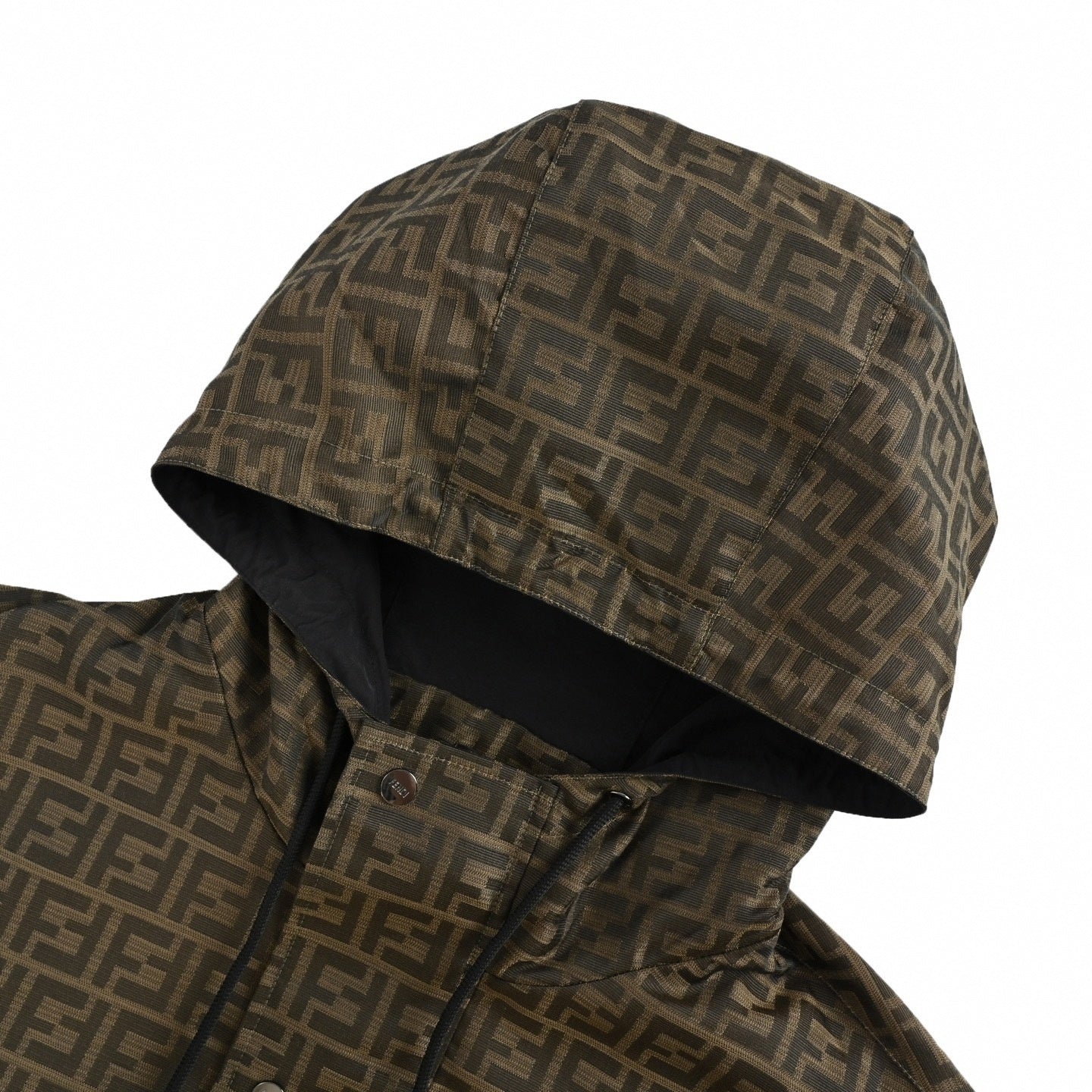 FF Monogram Bag Bugs Hooded Jacket | Brown