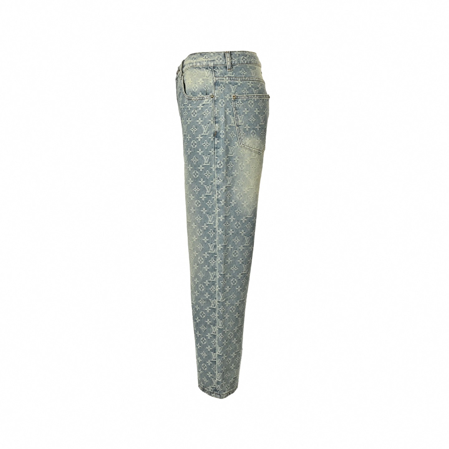 Monogram Jacquard Denim Jeans