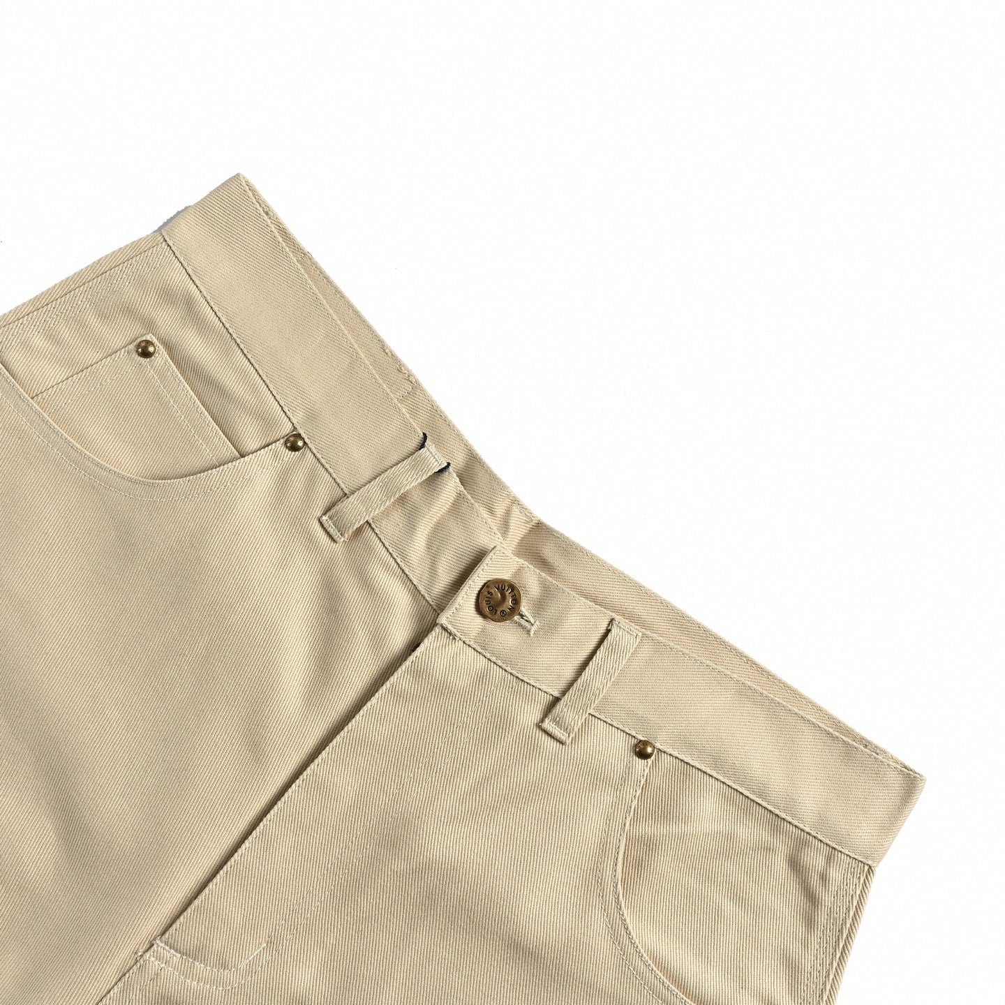 Embossed Monogram Carpenter Shorts | Beige