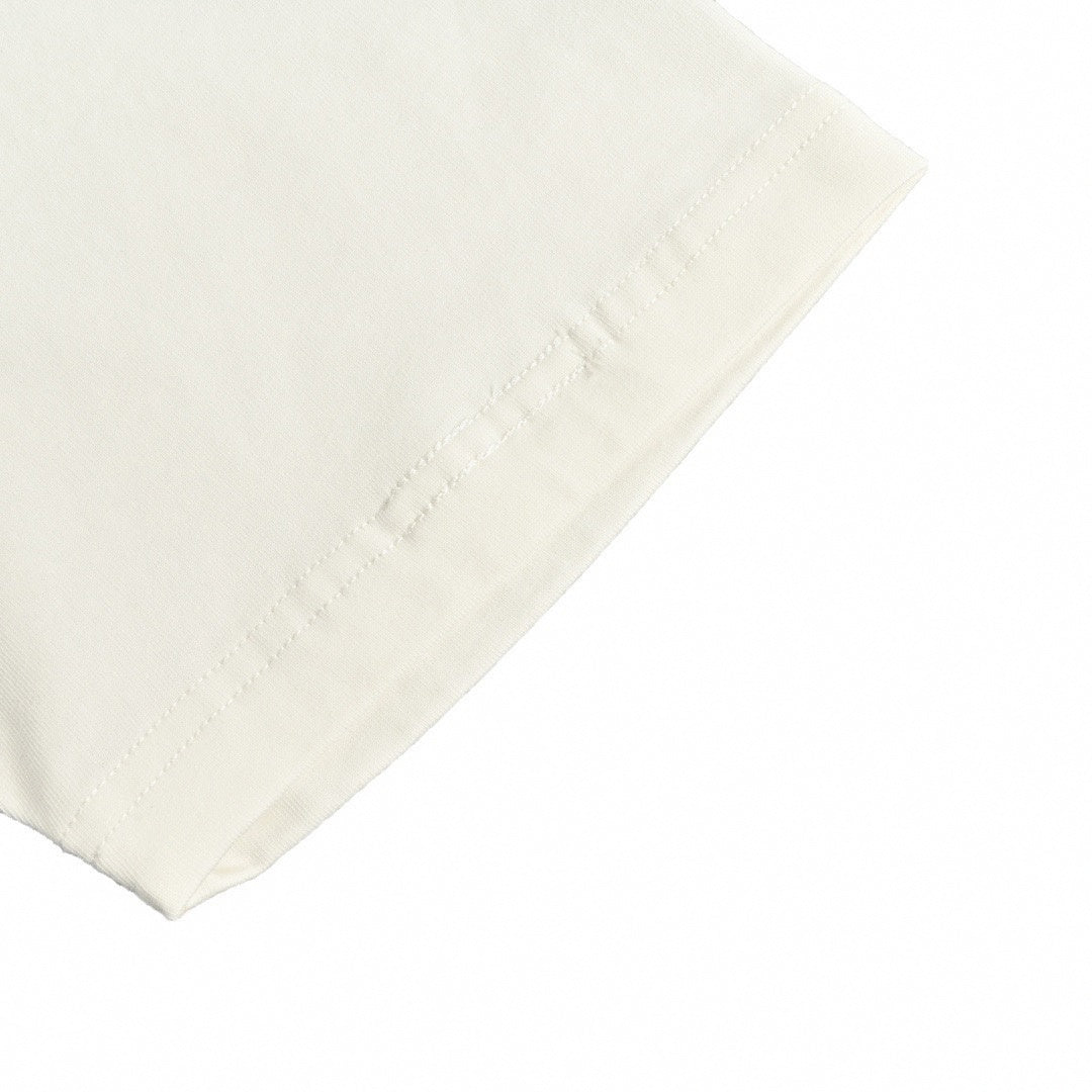 Arched Check Logo T-Shirt - White