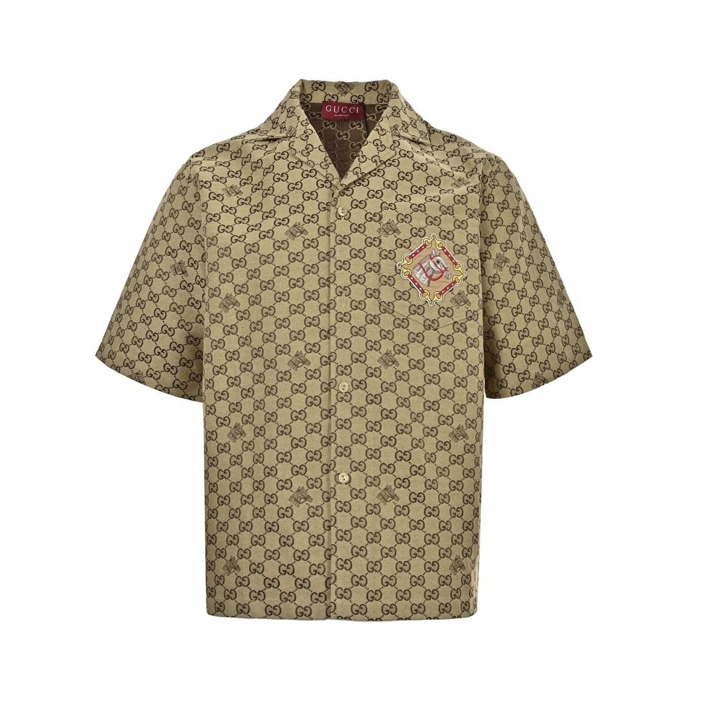 Horse Crest GG Canvas Shirt