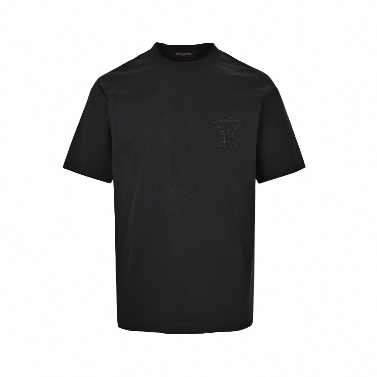 Tonal Embroidered Logo T-Shirt | Black
