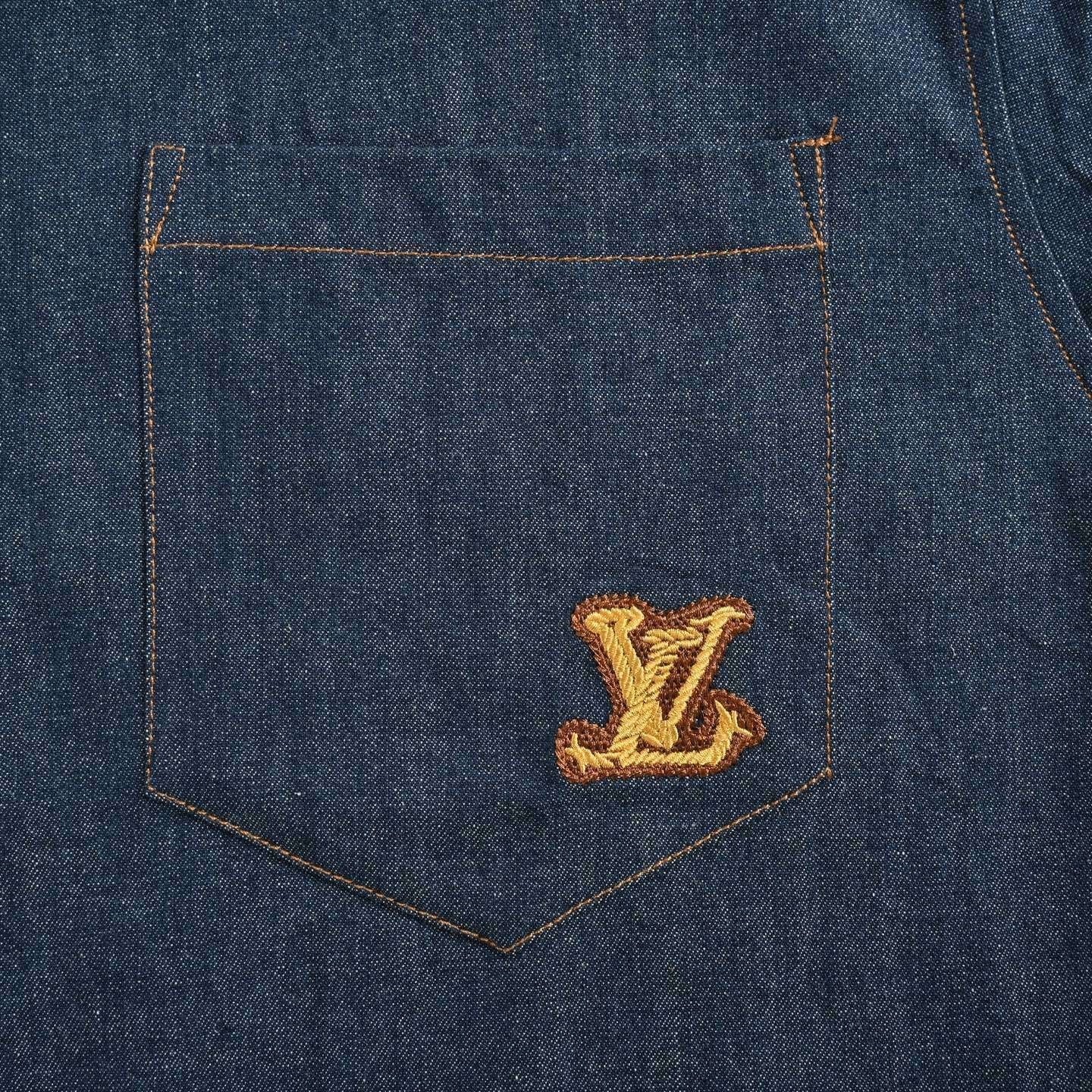 Embroidered Denim Shirt