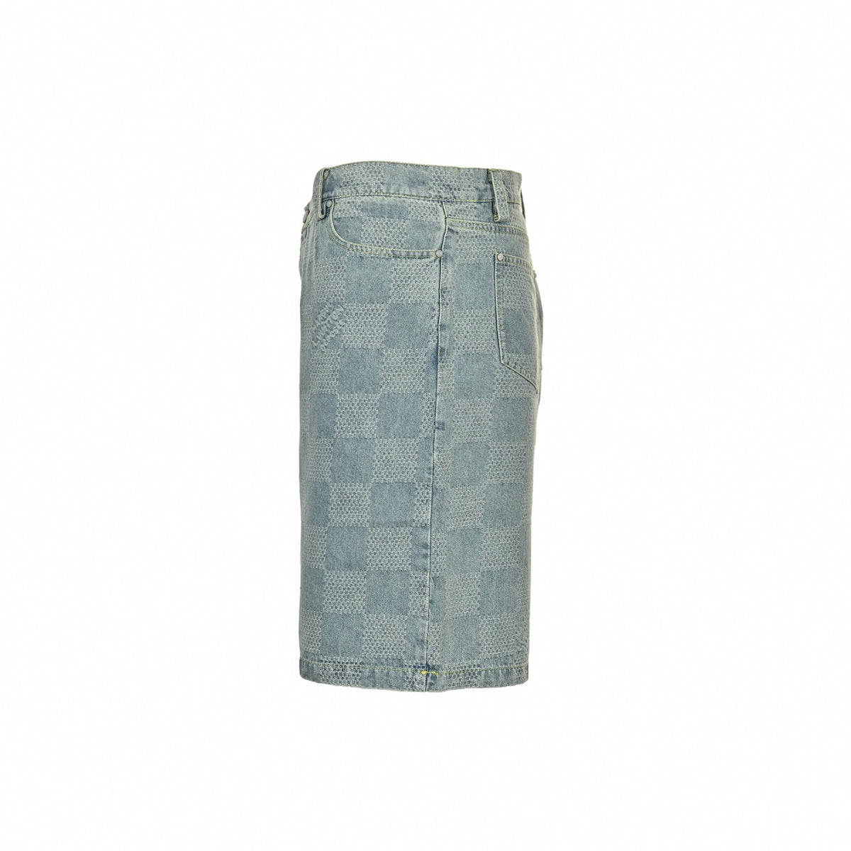 Damier Pop Denim Set | Light Indigo