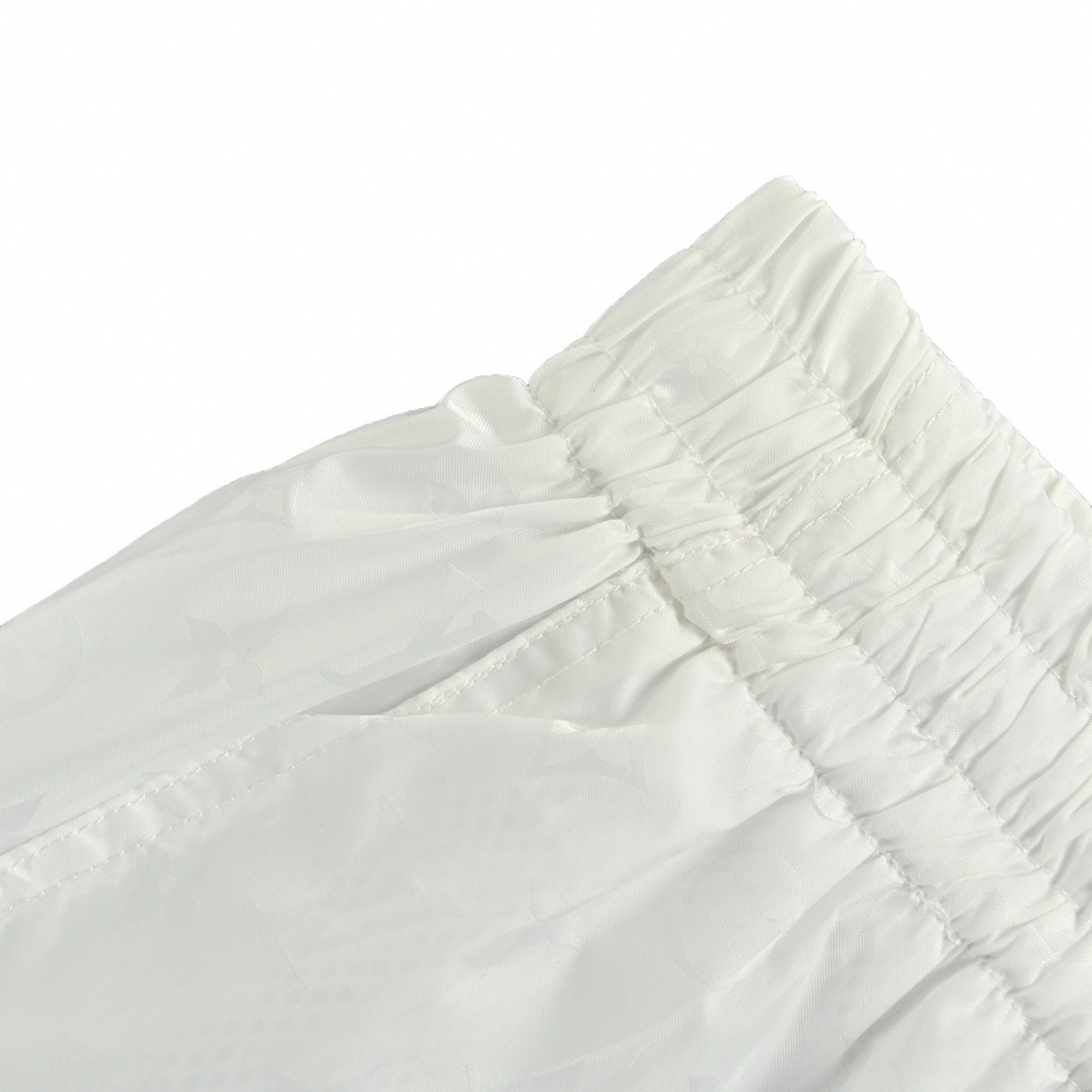 Monogram Nylon Shorts - White