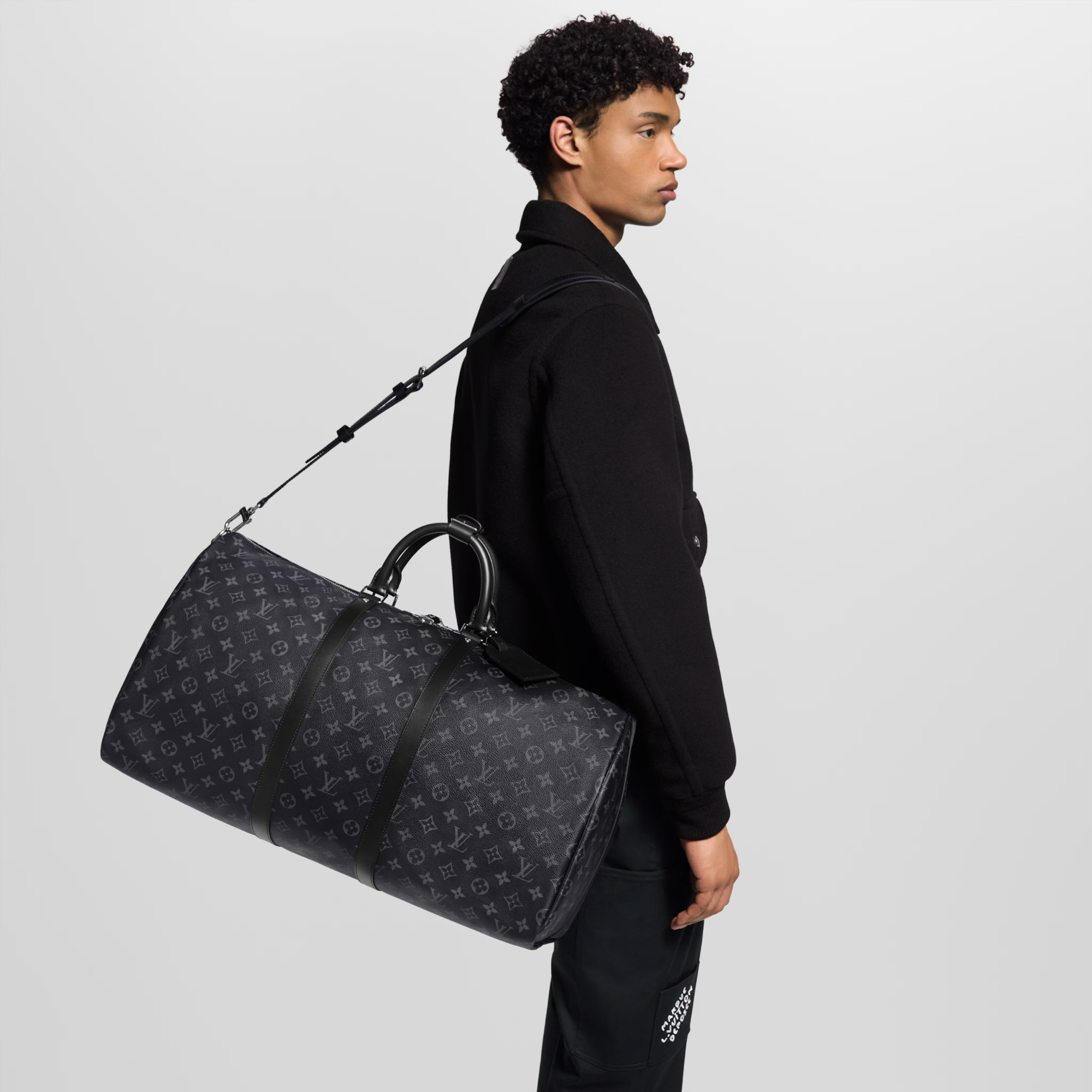 Keepall Bandoulière 55 | Black & Navy