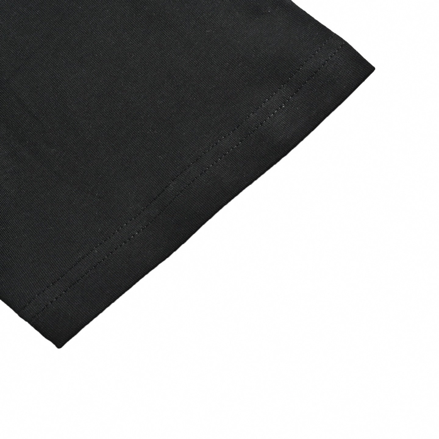 Embroidered Script Logo T-Shirt | Black