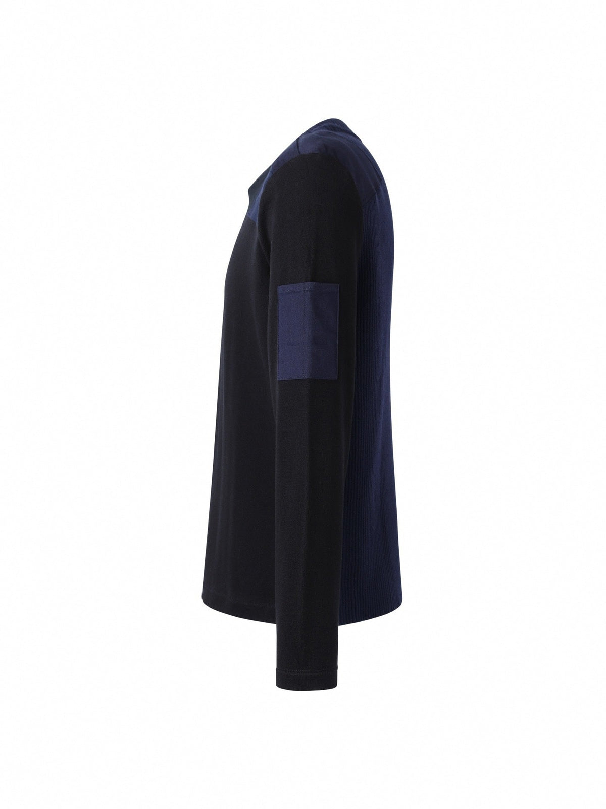 Contrast Panel Utility Sweater