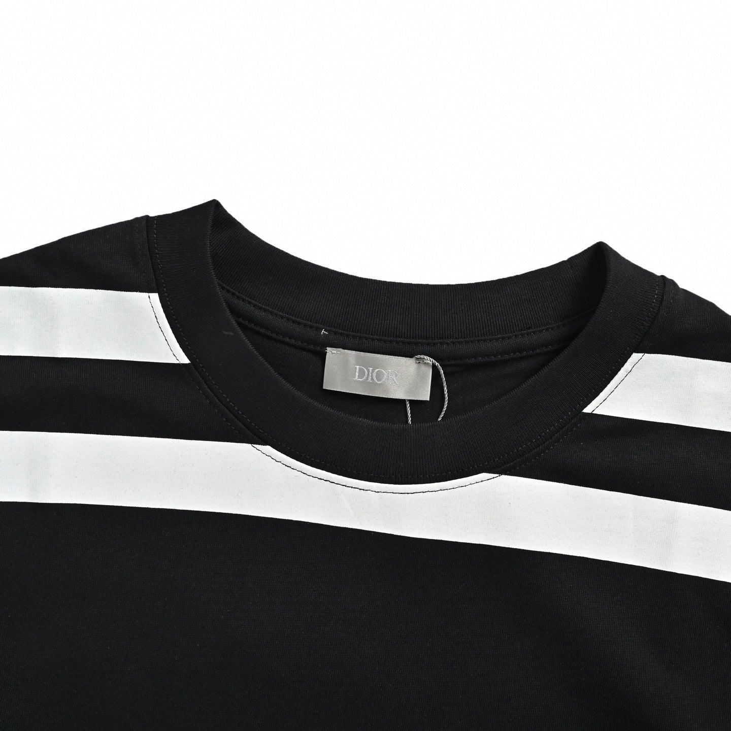 Athletic "47" Jersey T-Shirt | Black & White