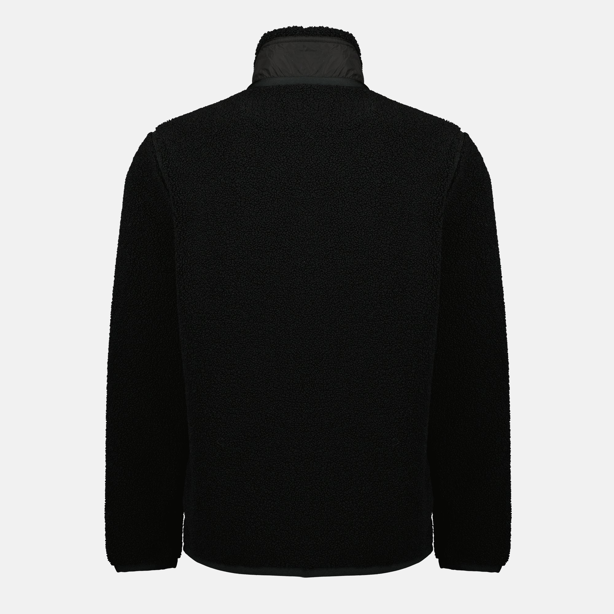 Black Teddy Zip Jacket