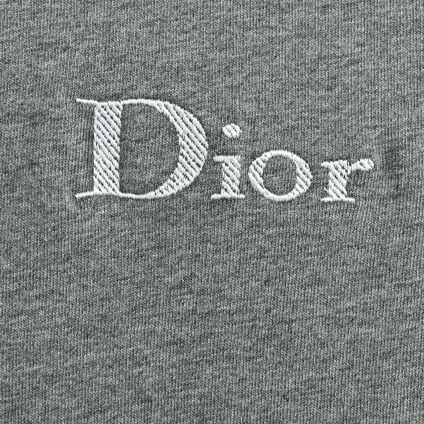 Embroidered Logo T-Shirt | Grey Melange