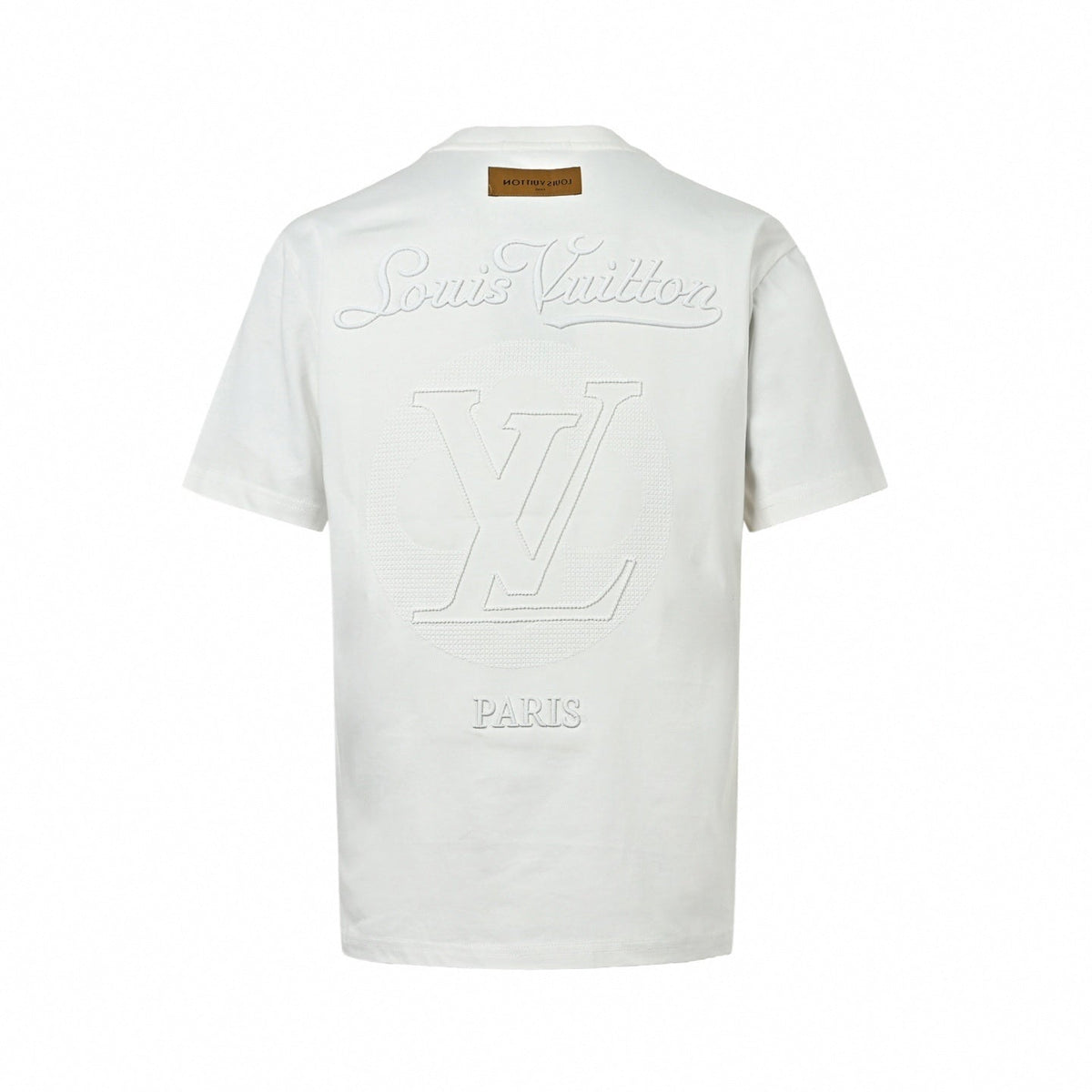 Tonal Embroidered Logo T-Shirt | White