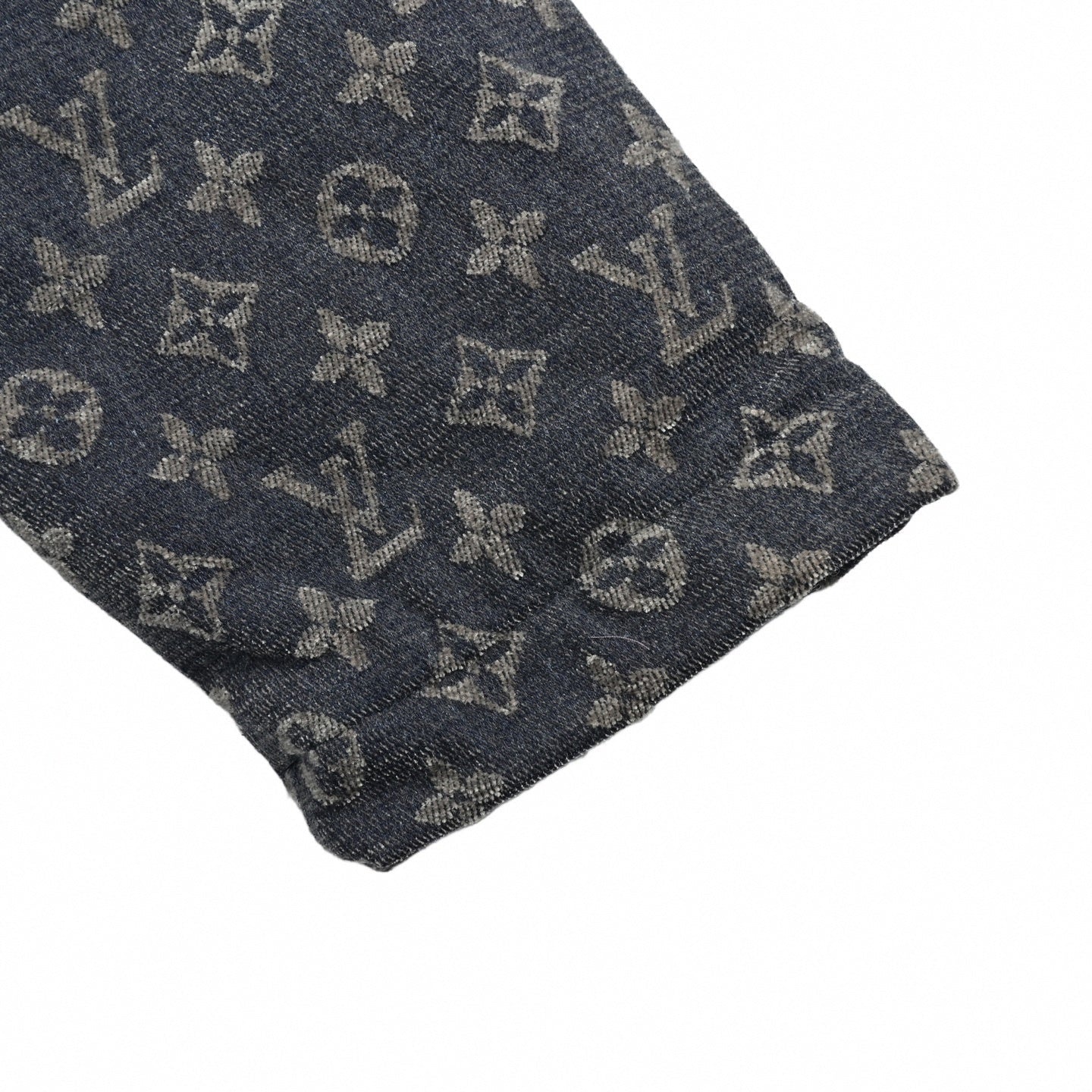 Monogram Tapestry Jacquard Hooded Jacket | Dark Grey