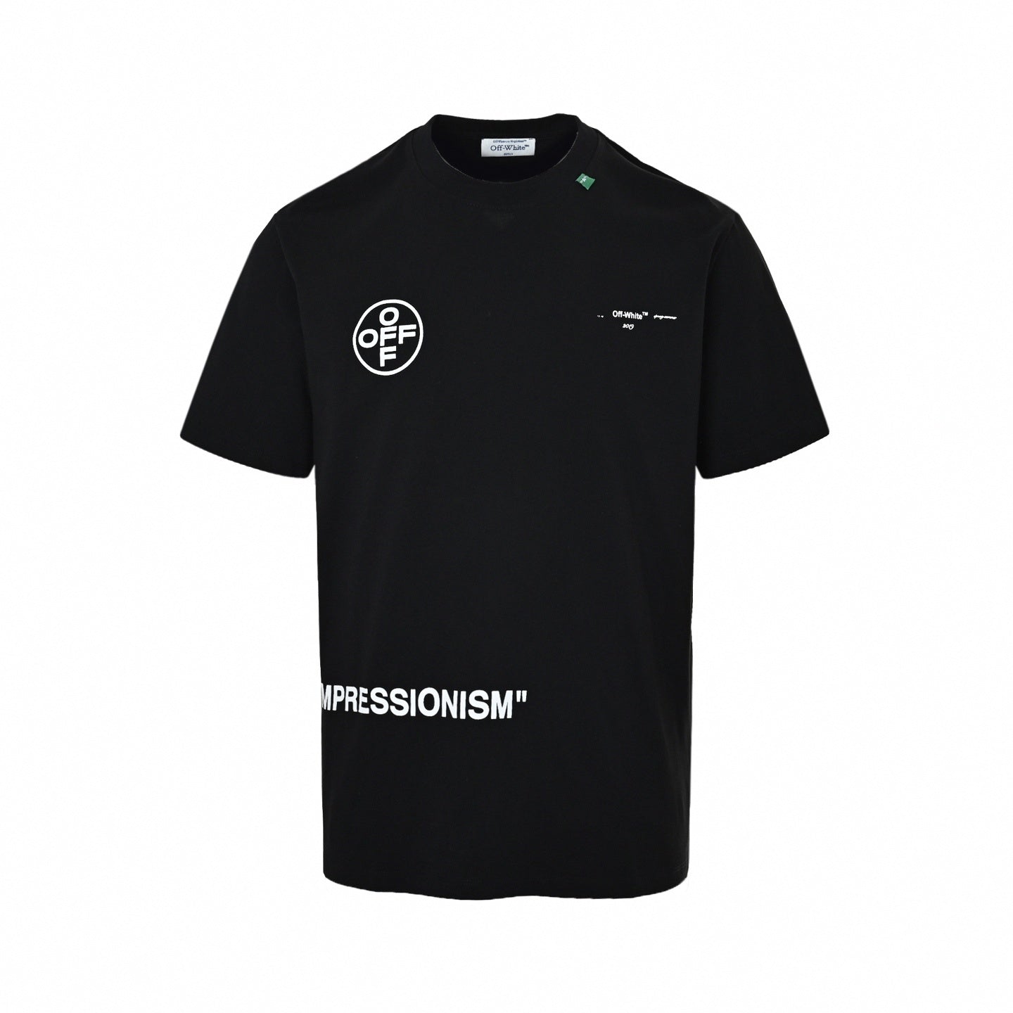 Impressionism Stencil Arrows T-Shirt - Black