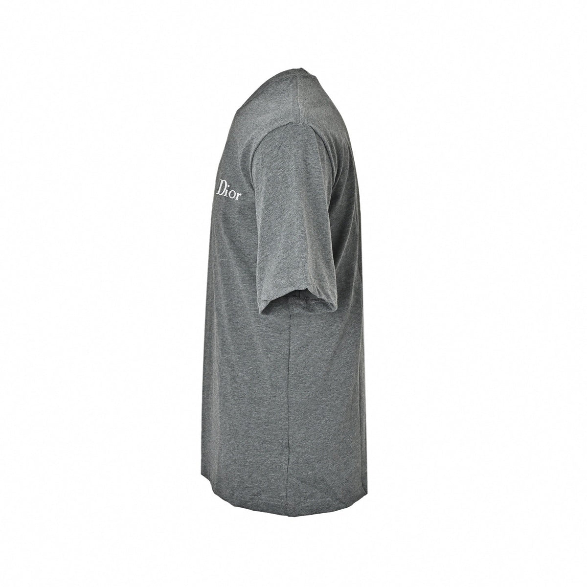 Embroidered Logo T-Shirt | Grey Melange