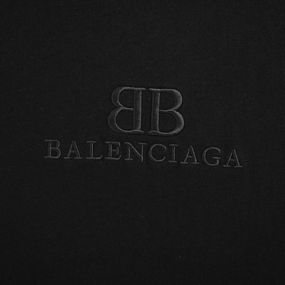 Tonal Embroidered BB Logo T-Shirt | Black