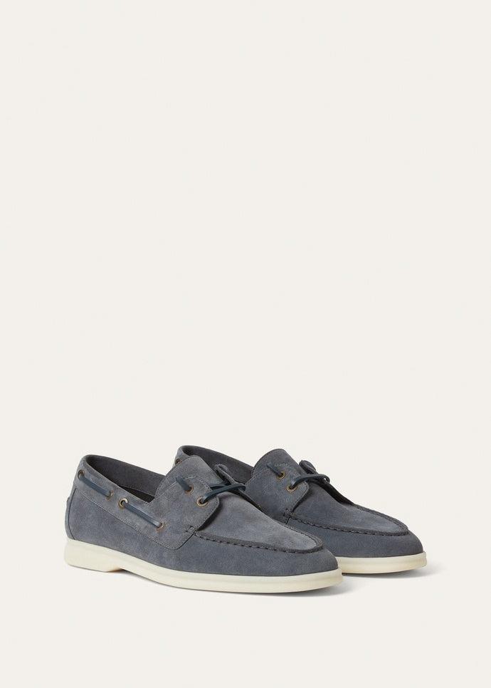 Sea-Sail Walk Suede Shoes - Slate Blue