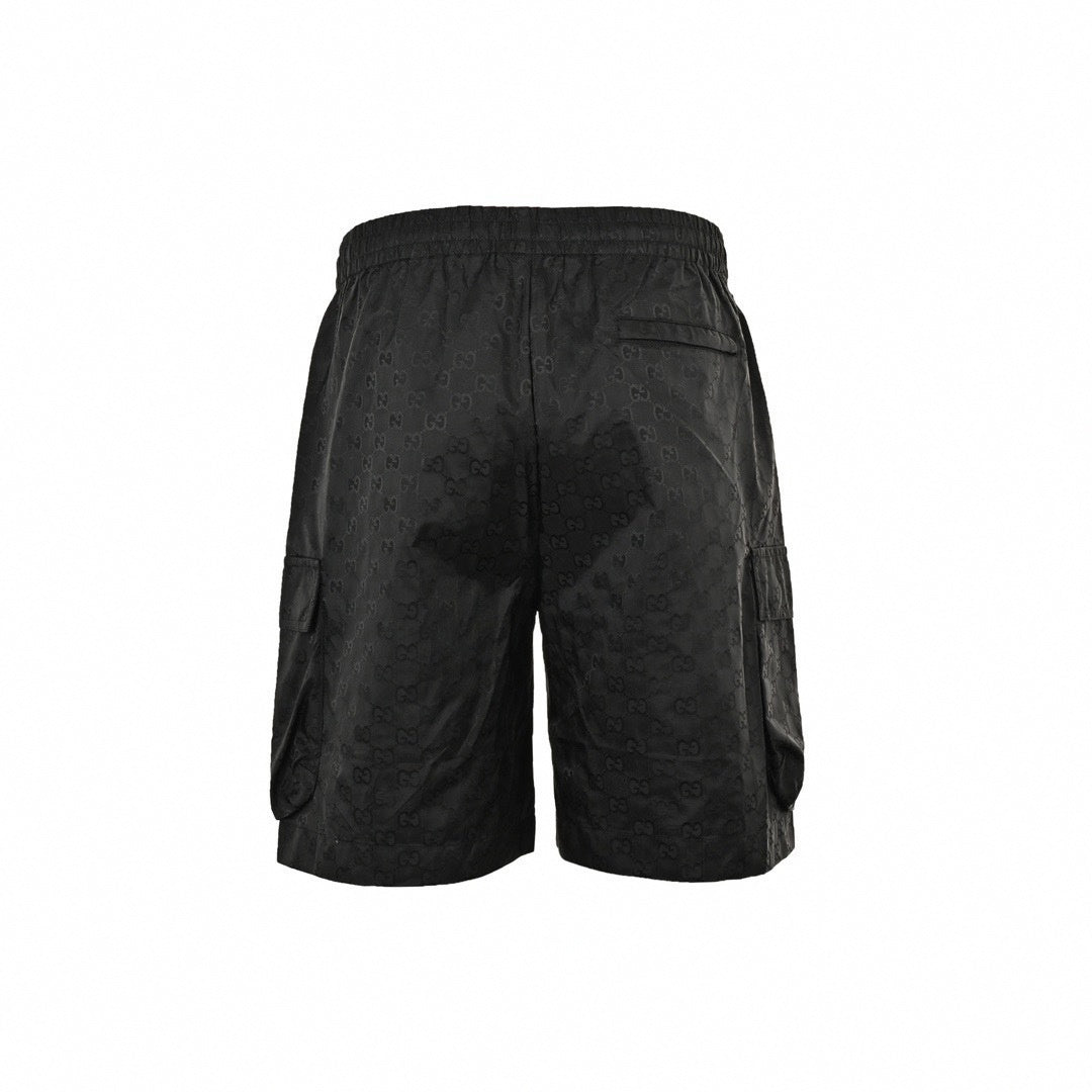 GG Monogram Nylon Cargo Shorts