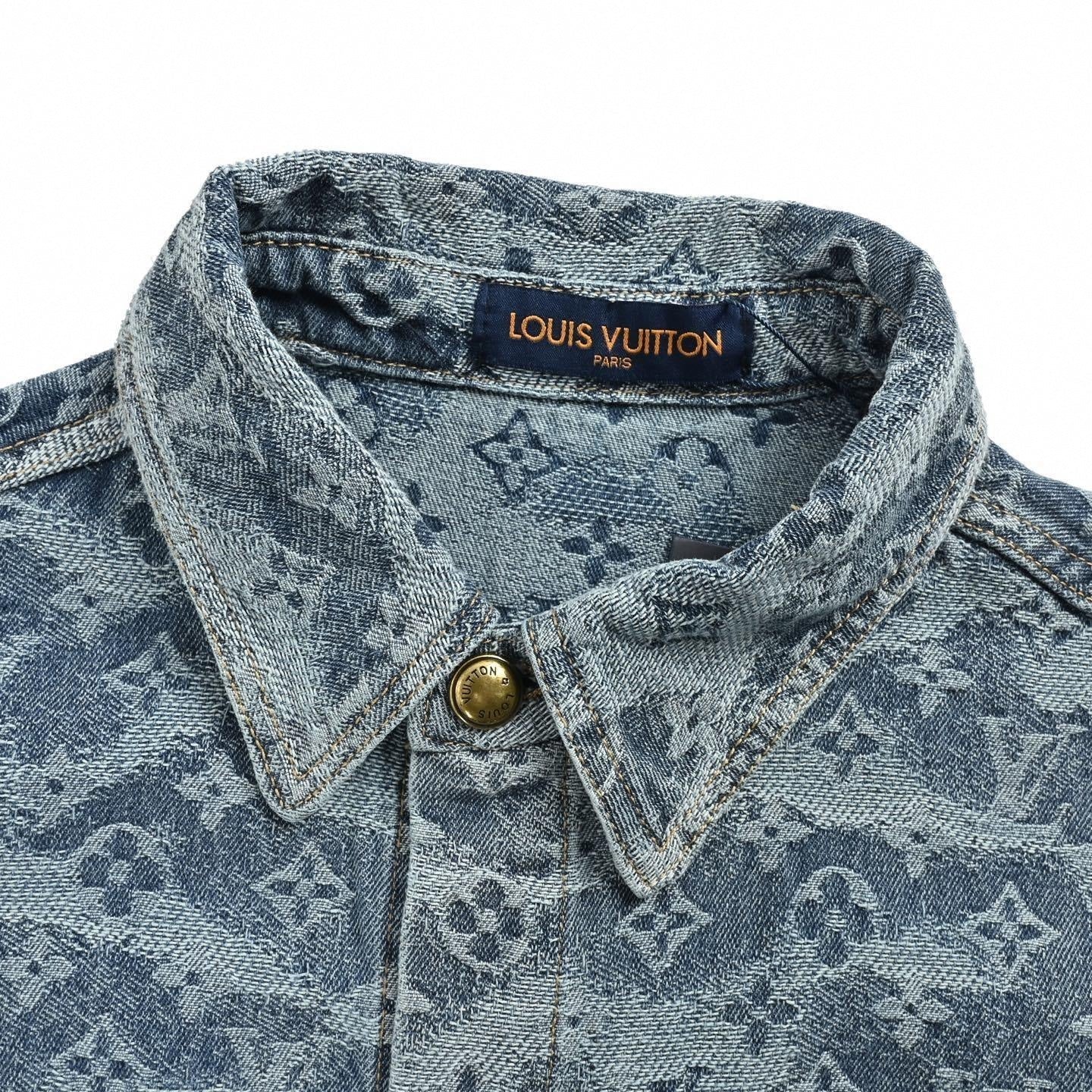 Monogram Denim Ensemble | Indigo Washed