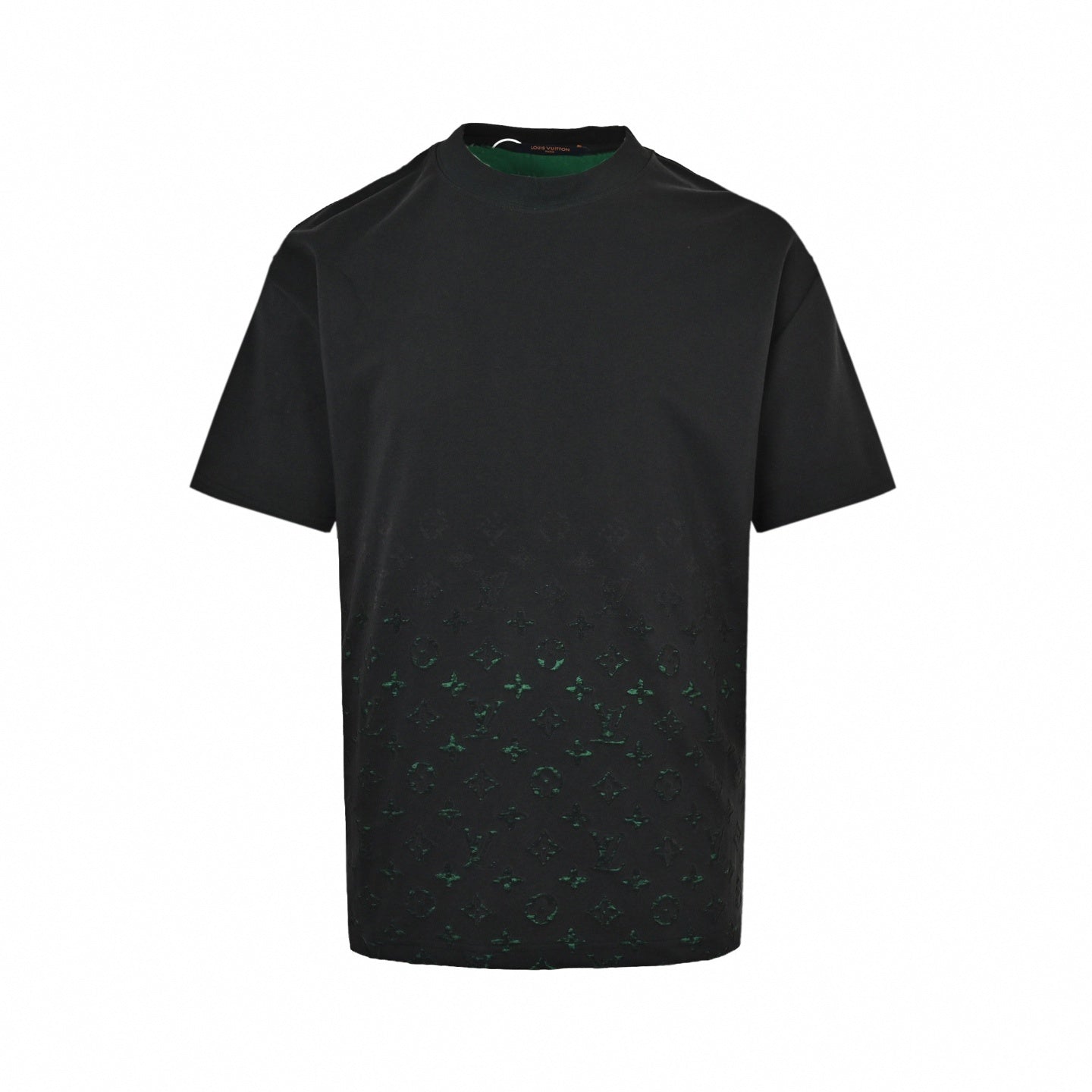Gradient Monogram T-Shirt | Black & Green