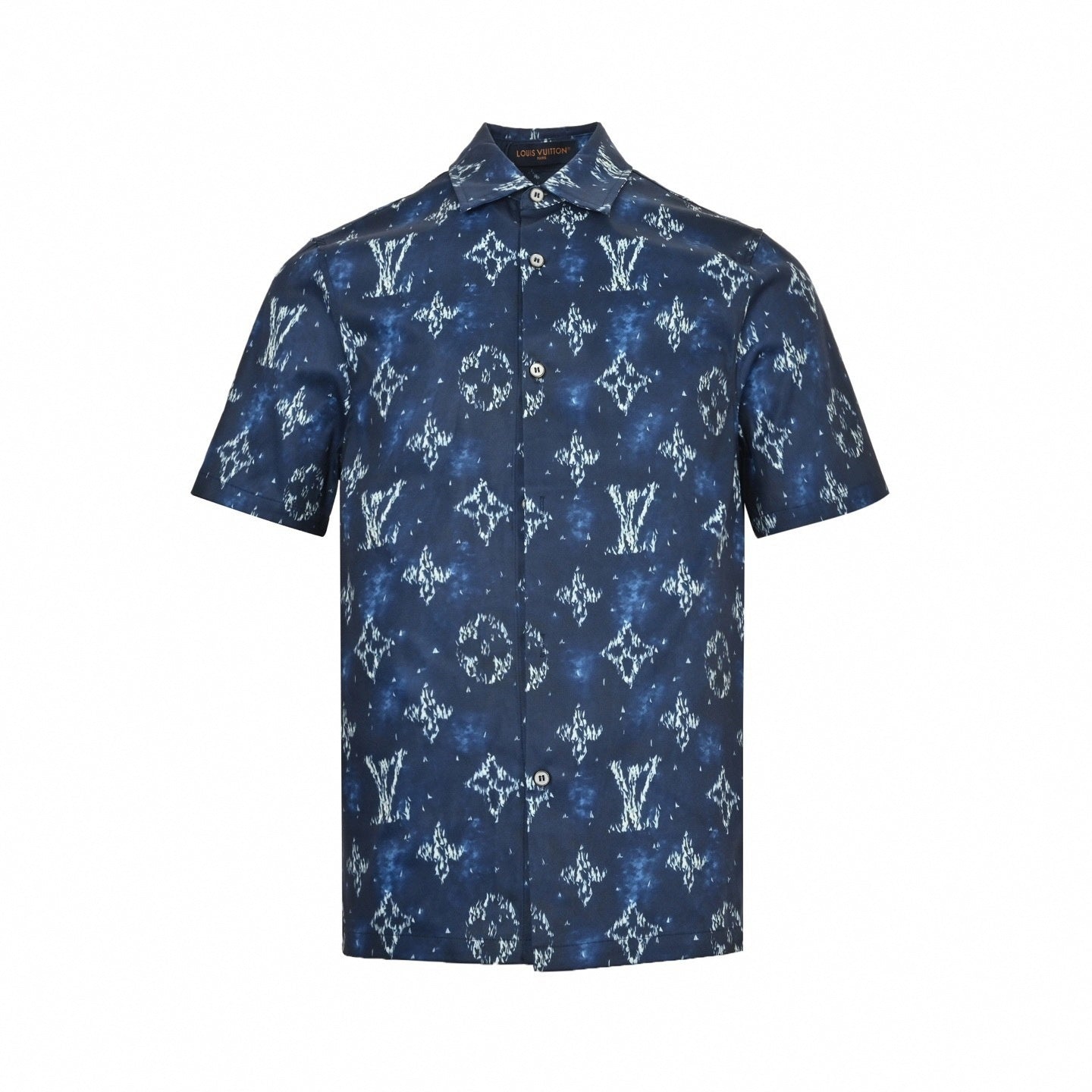 Monogram Ikat Silk Shirt