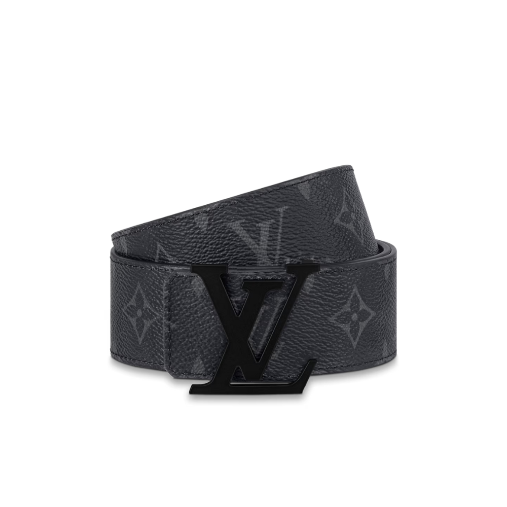 LV Initiales 40mm Matte Black Belt | Navy & Black
