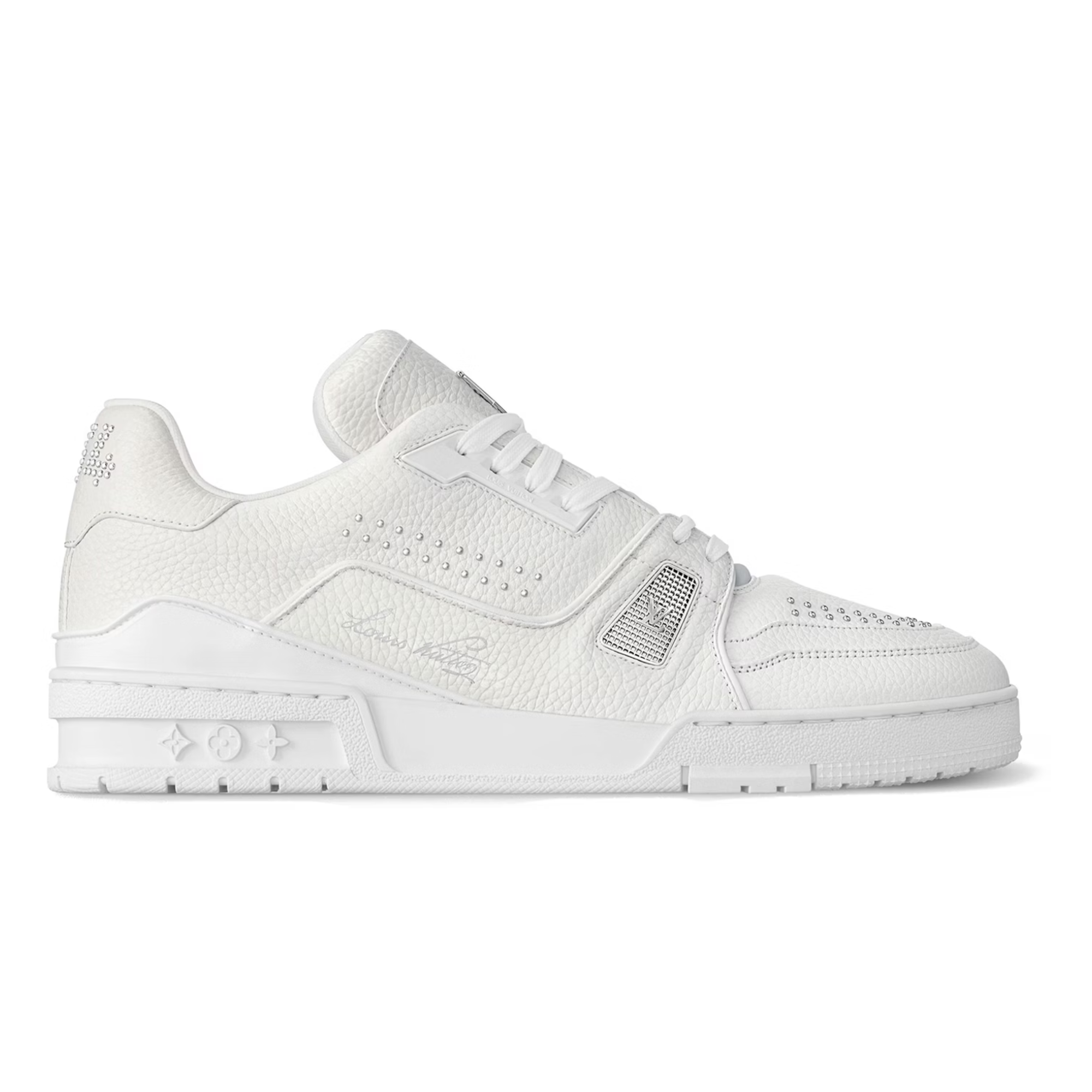 LV Trainer Sneakers | Cream & White