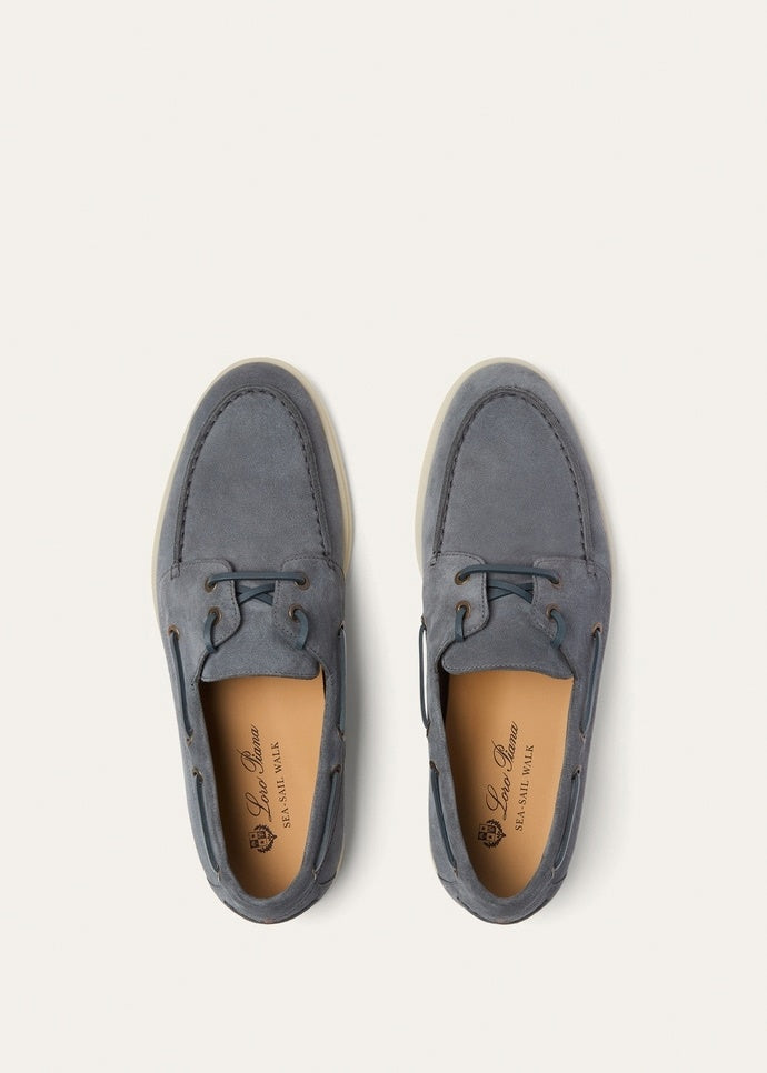Sea-Sail Walk Suede Shoes - Slate Blue