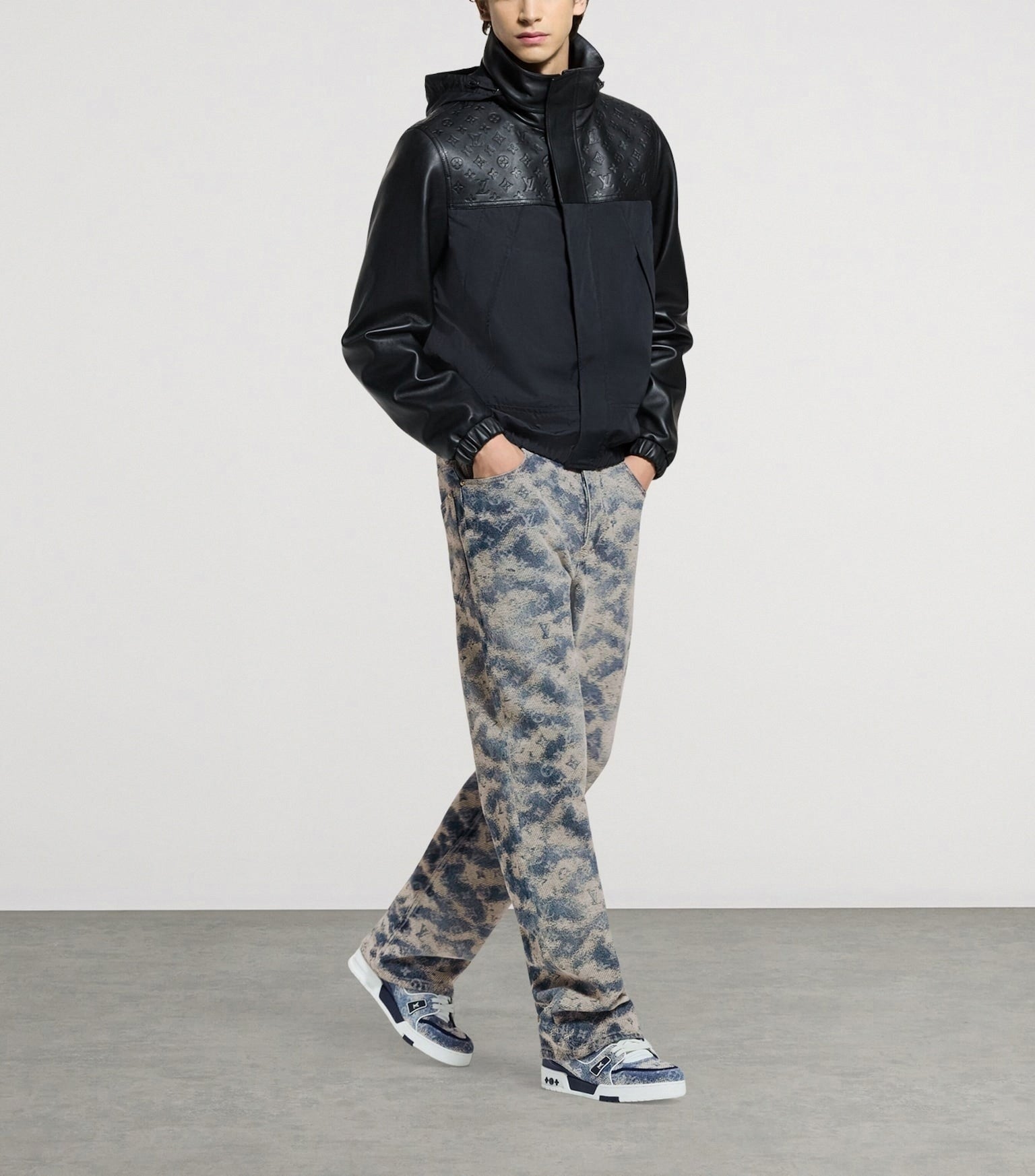Denim LV Low-Top Sneakers